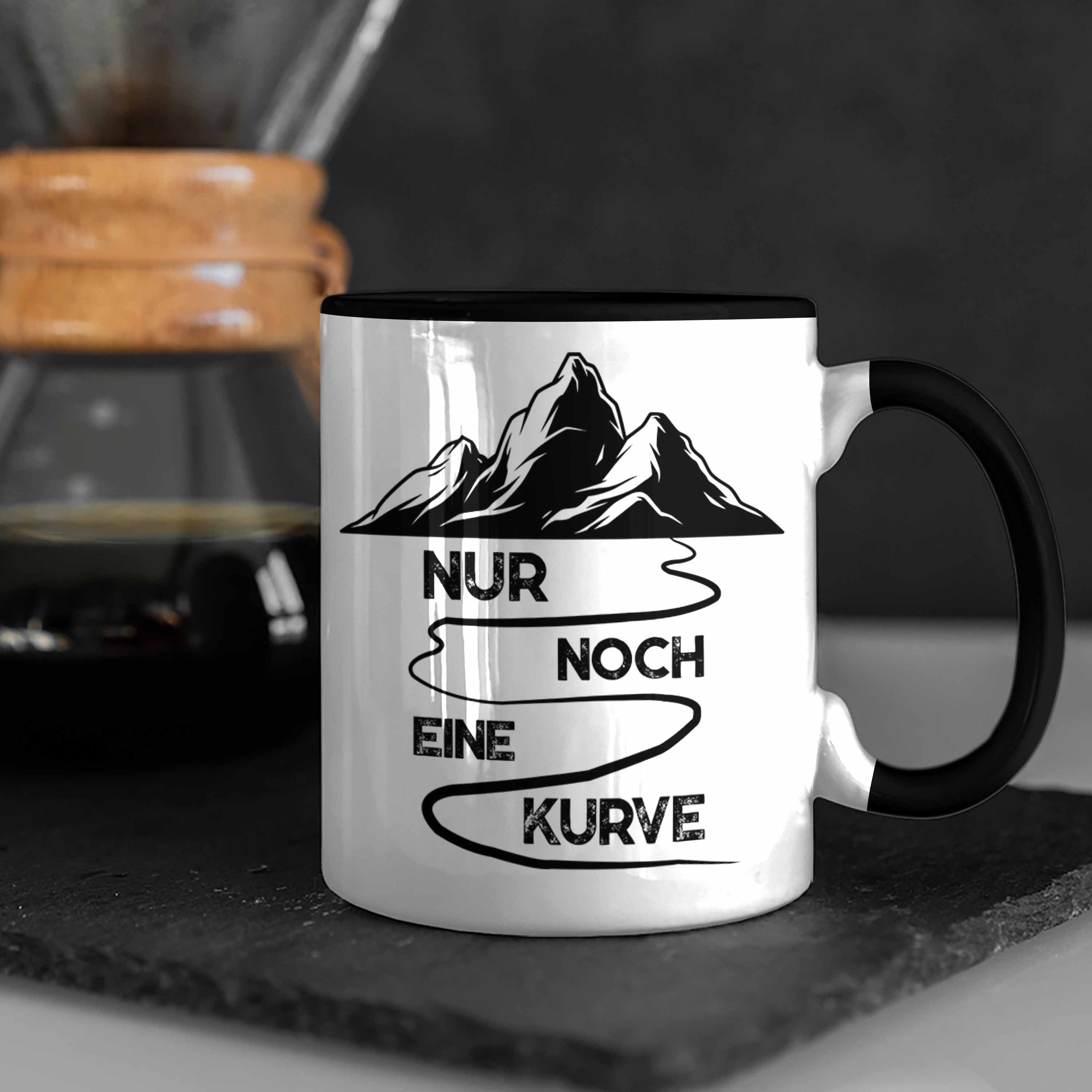 Berge Alpen - Wandern Geschenke Noch Tasse Trendation Tasse Wanderer Geschenkidee Nur Trendation Schwarz Kurve Geschenk Eine
