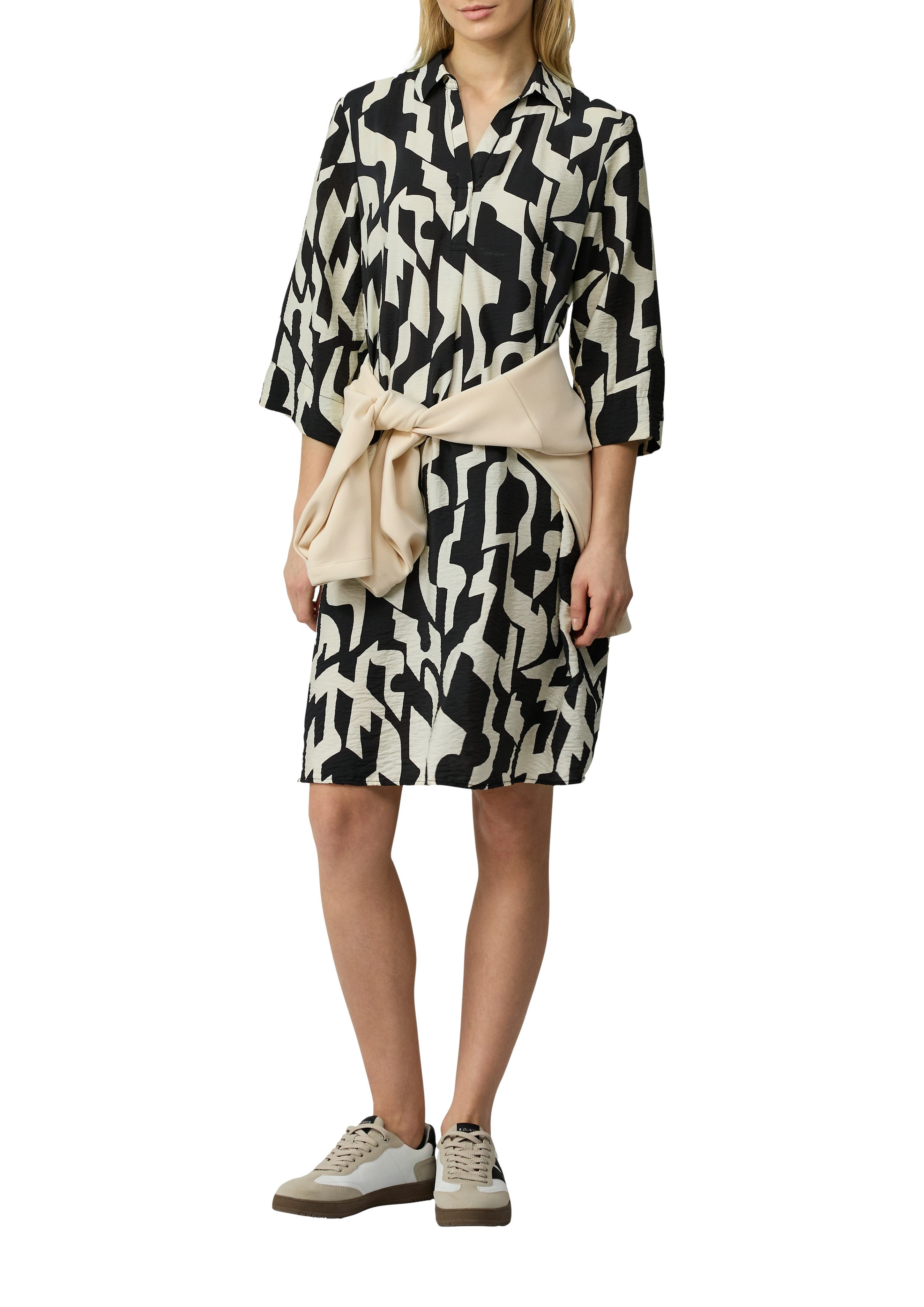 s.Oliver Blusenkleid mit All-Over Print günstig online kaufen