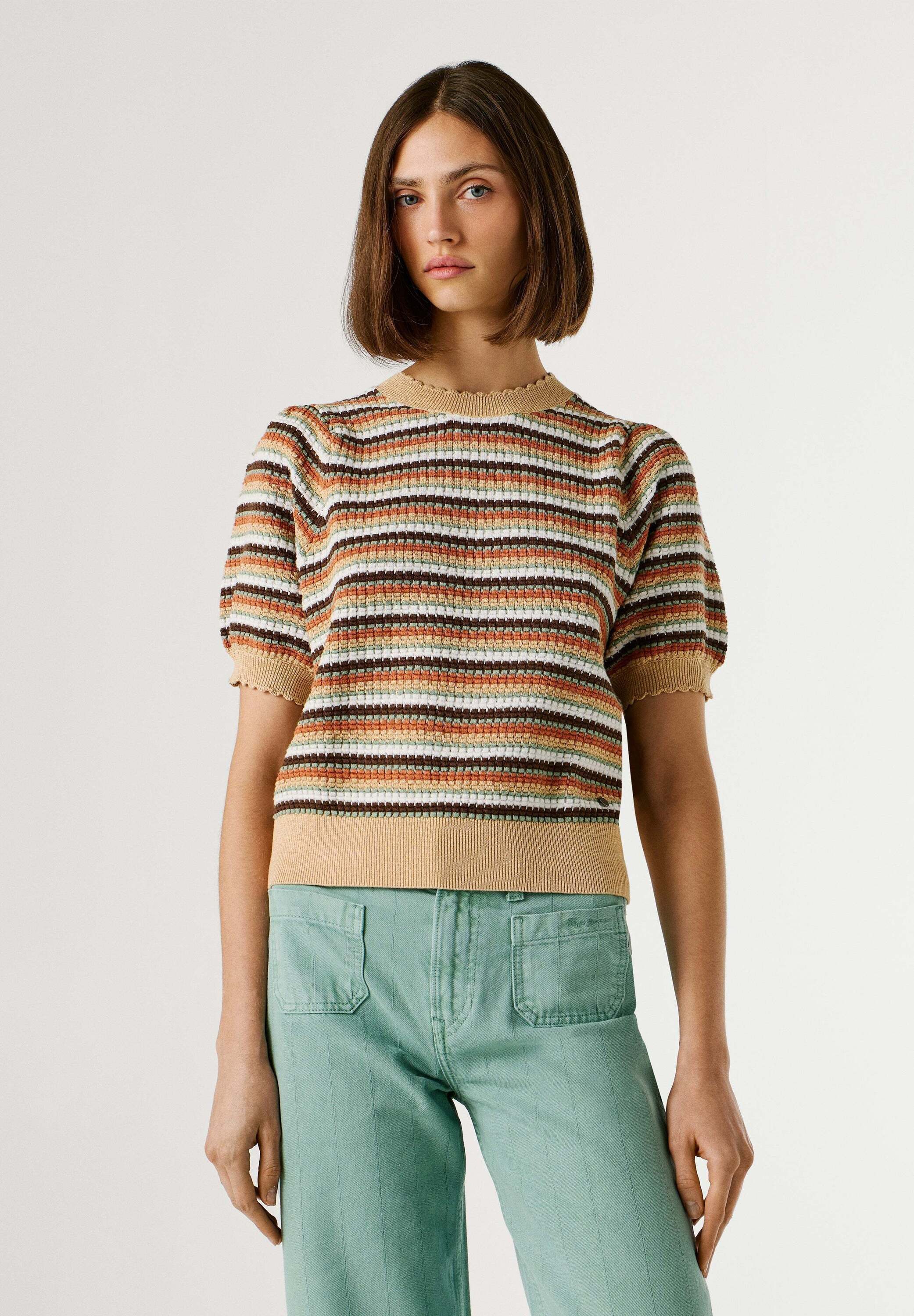 Pepe Jeans V-Ausschnitt-Pullover jumper KAMIA LUREX
