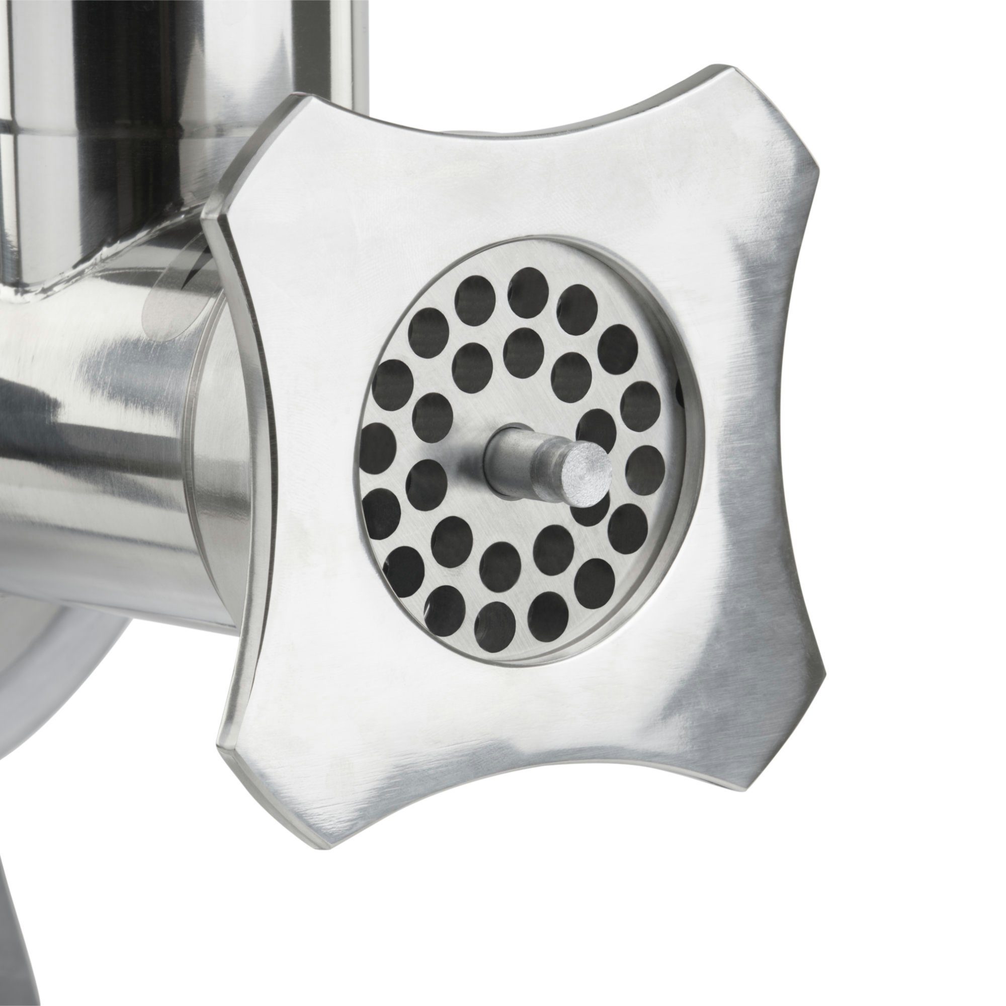 Mahlzeit Fleischwolf Edelstahl Hackfleischmaschine elektrisch 650W 150kg/h silber, 650 W