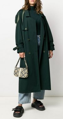 KENZO Langmantel KENZO Bi-Colour Belted Long Trench Coat Trenchcoat Pine Mantel Jacke J