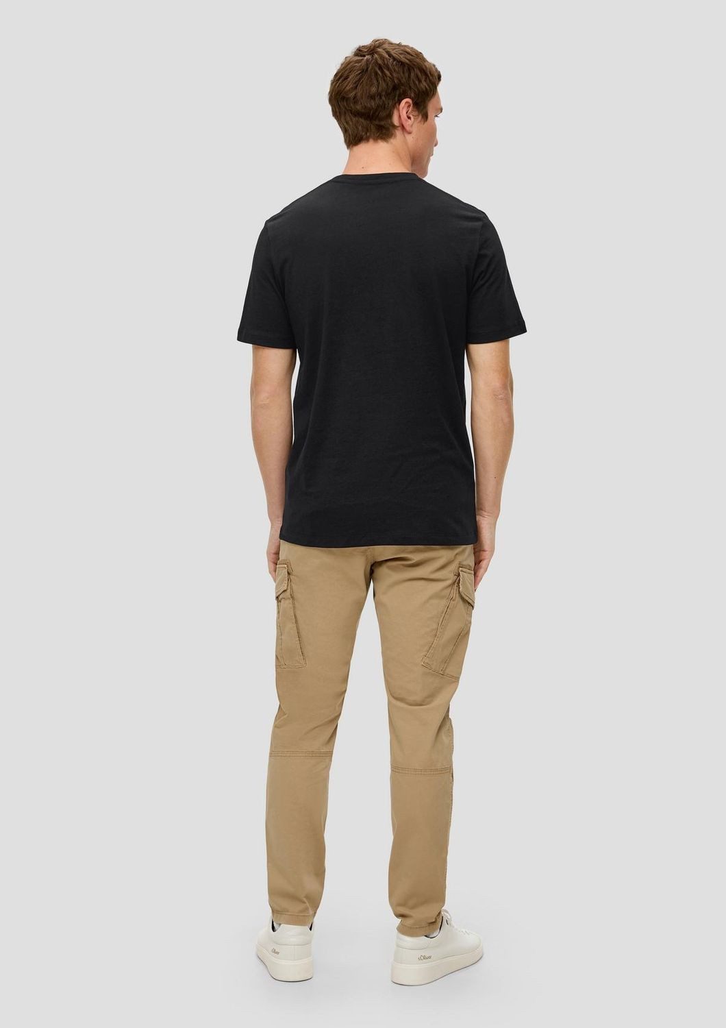 s.Oliver T-Shirt mit Metallic-Logo-Aufdruck im 2er Pack