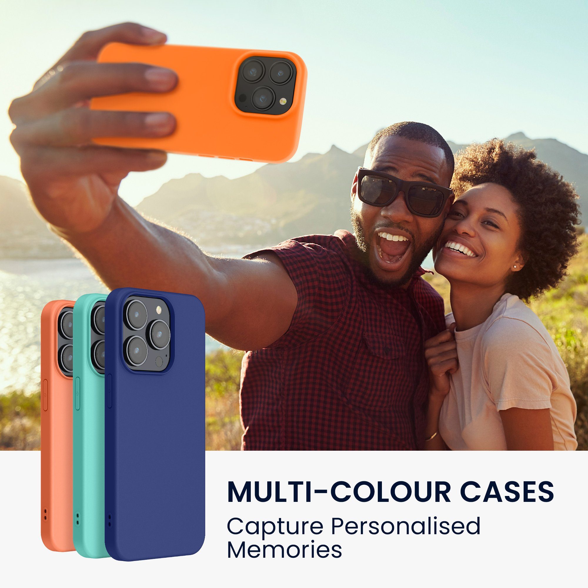 kwmobile Handyhülle Hülle für Apple iPhone 14 Pro, Hülle Silikon - Soft Handyhülle - Handy Case Cover