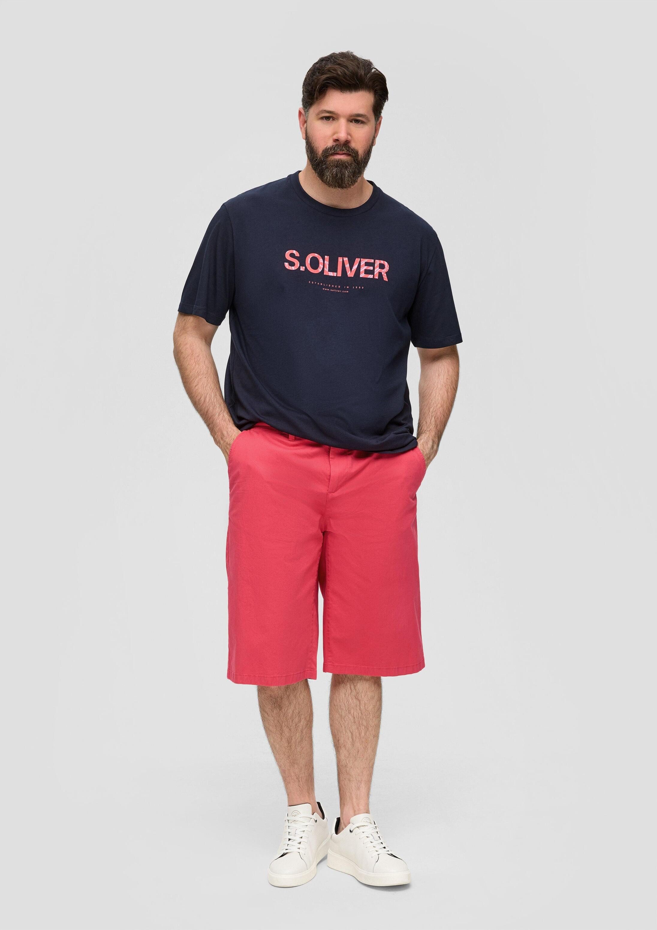s.Oliver Shorts Bermuda DETROIT Bermuda-Hose mit Gürtelschlaufen