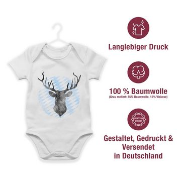 Shirtracer Shirtbody Hirsch Bayern Mode für Oktoberfest Baby Outfit