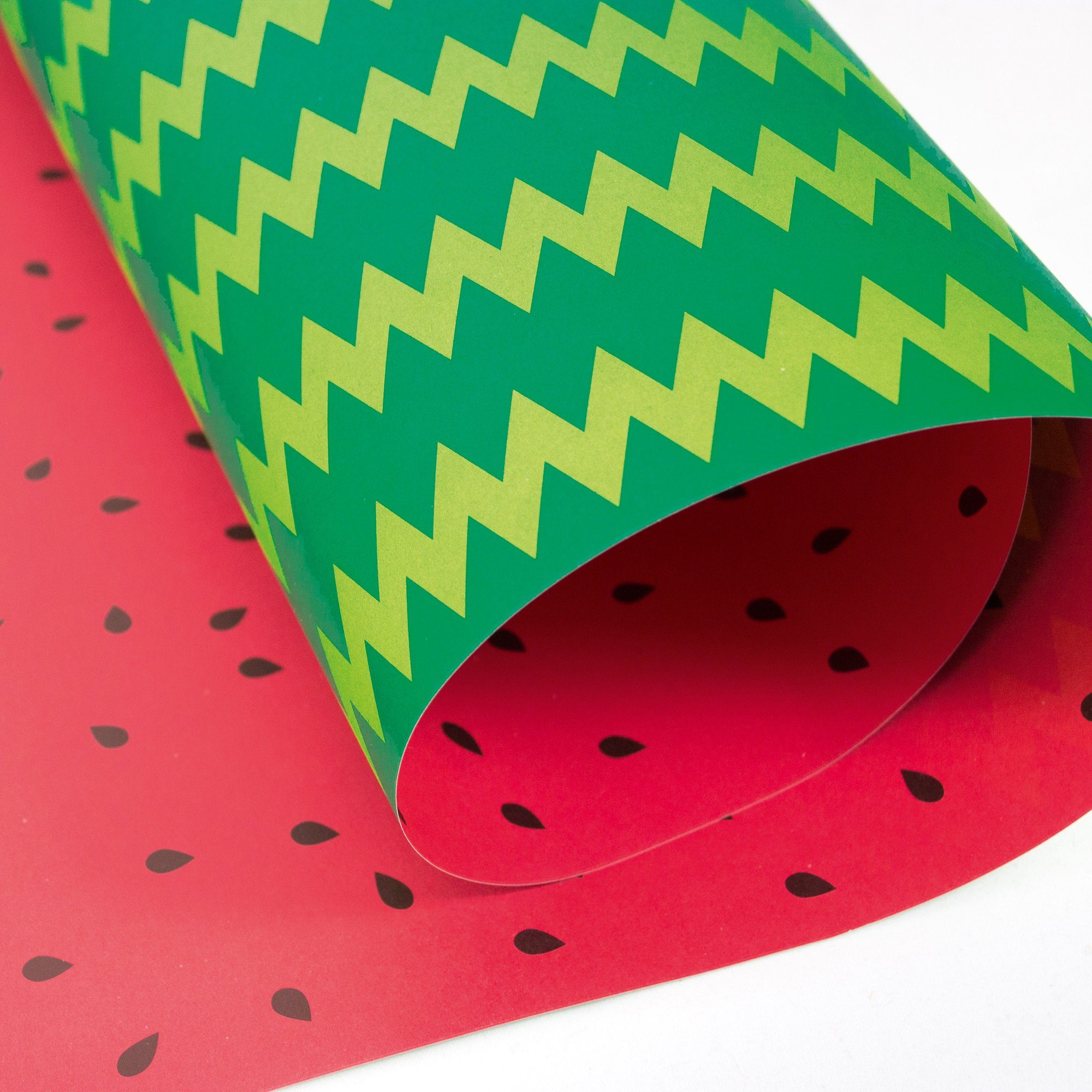 Bow & Hummingbird 100% Wassermelone, Geschenkpapier Geschenkpapier Recyclingpapier