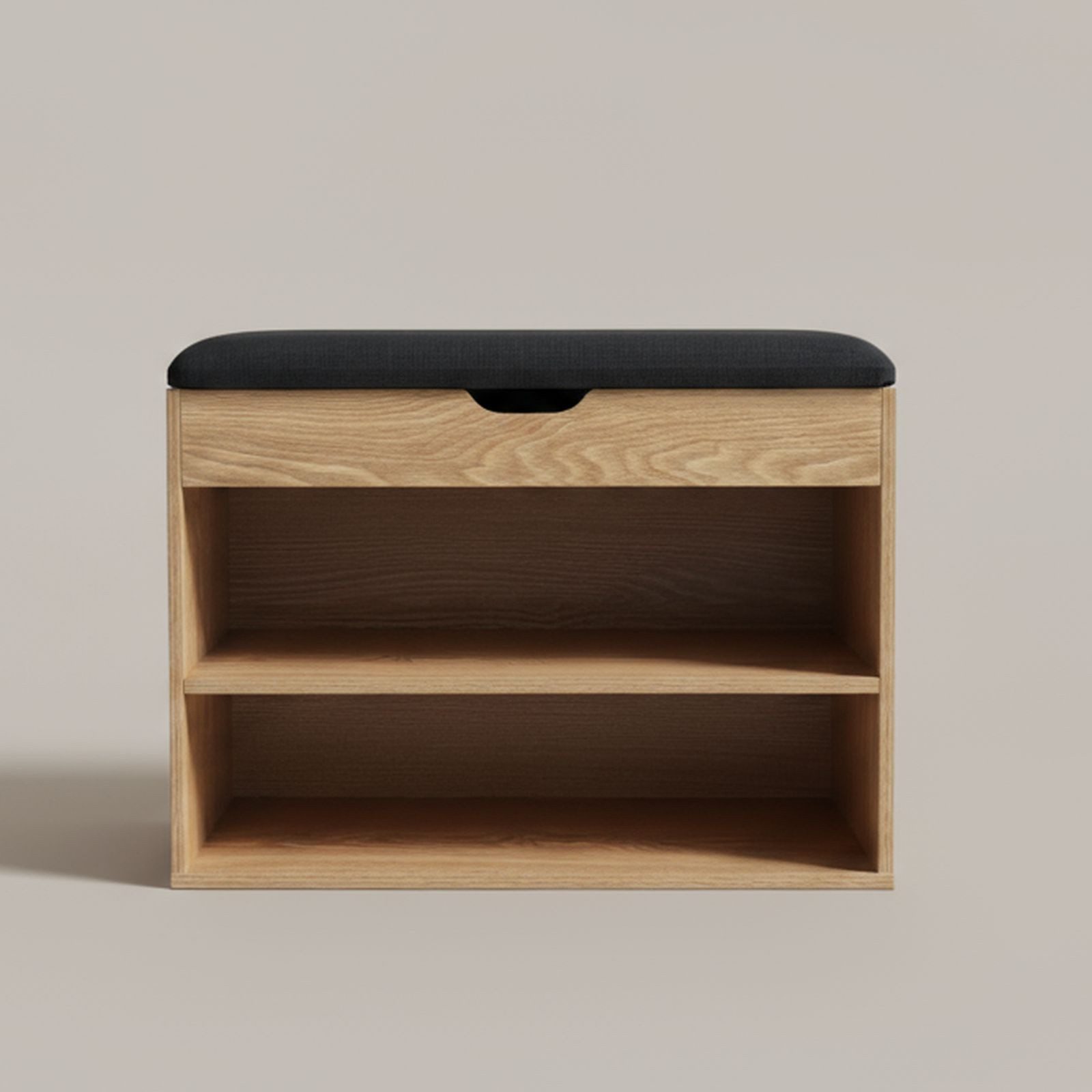 BOXIMO Schuhschrank Schuhschrank mit Sitzfläche VAULT, 60 x 30 x 47 cm (Schuhschrank LEVA mit Sitzbank)