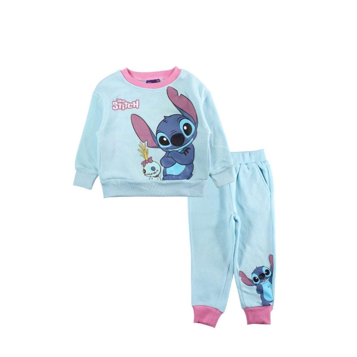 Lilo & Stitch Jogginghose Jogginganzug Kinder 2-teilig 100% Polyester (2-tlg)