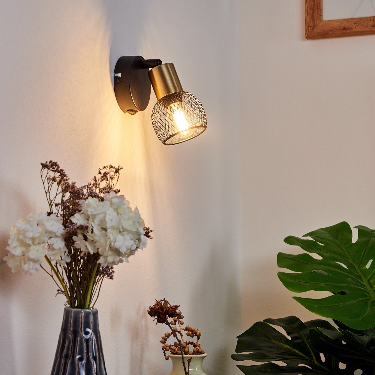 hofstein Wandleuchte »Pieve« Wandlampe aus Metall günstig online kaufen