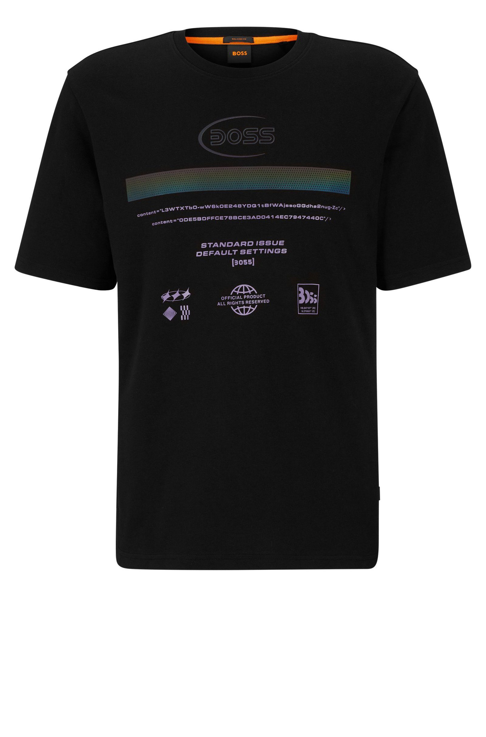 BOSS ORANGE T-Shirt Teiridescent (1-tlg)
