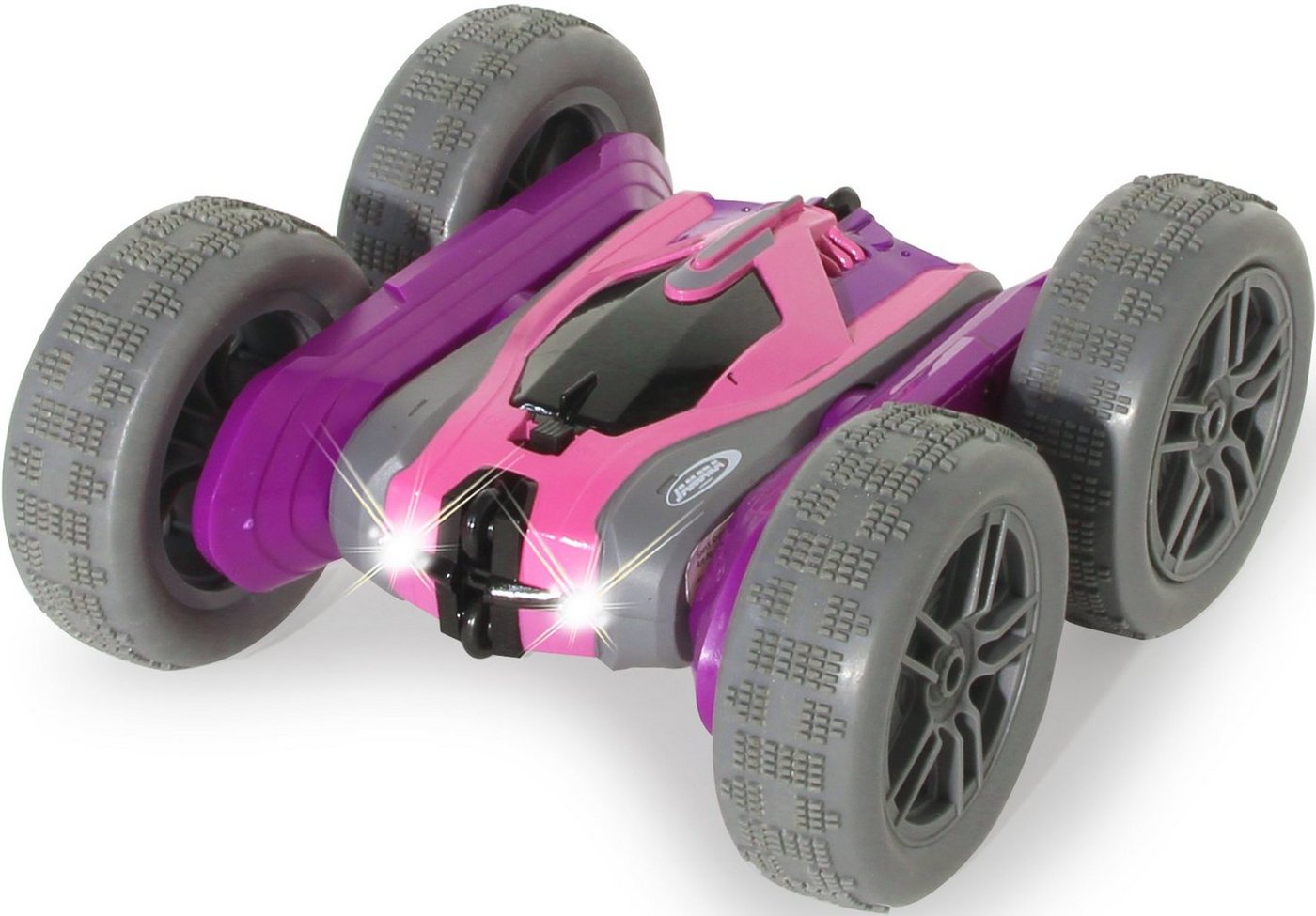 Thumbnail - Jamara RC-Auto SpinX Stuntcar 2,4GHz, lila-rosa, mit zuschaltbarem LED-Licht