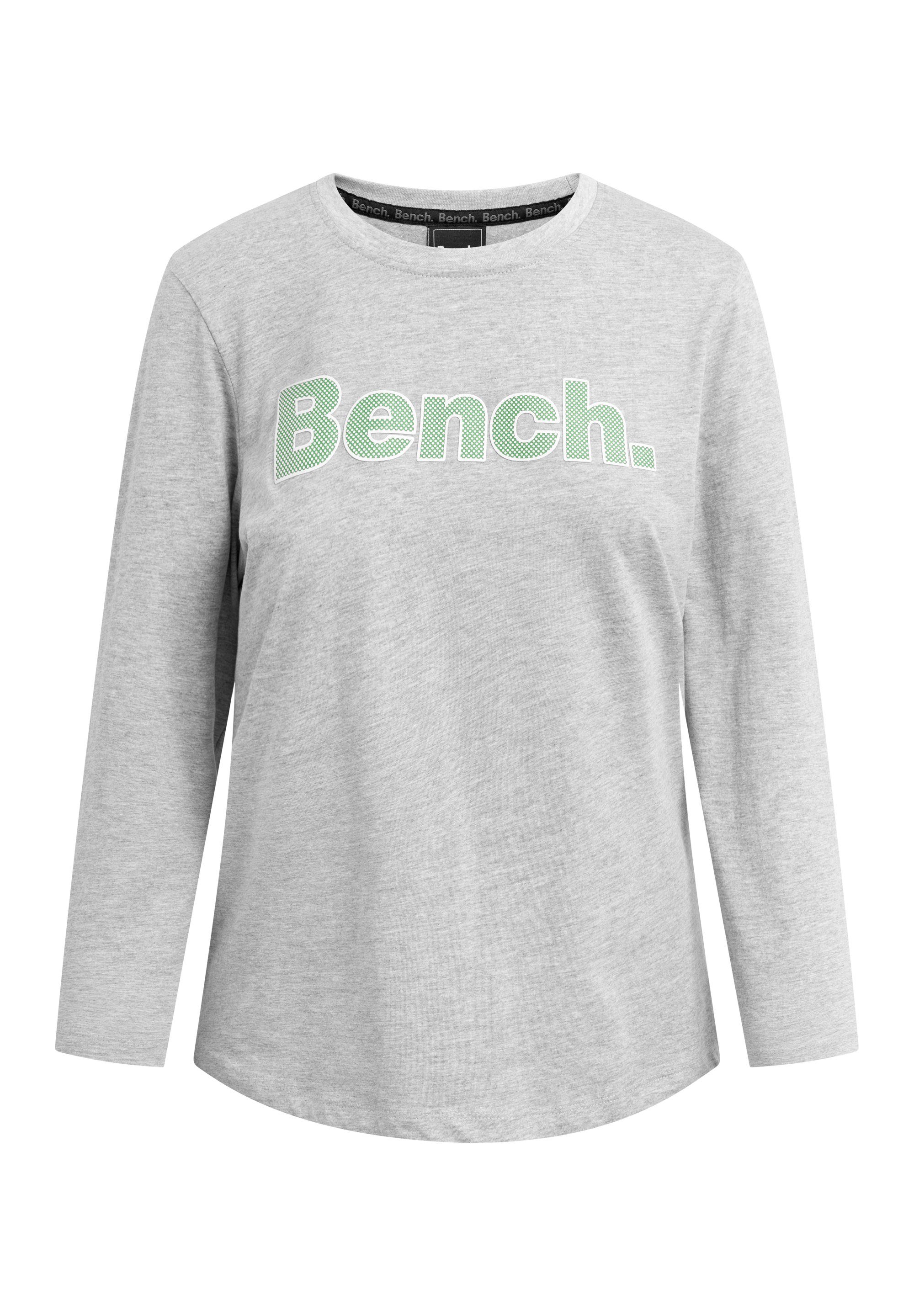 JEWELLE Langarmshirt Bench. MARL GREY