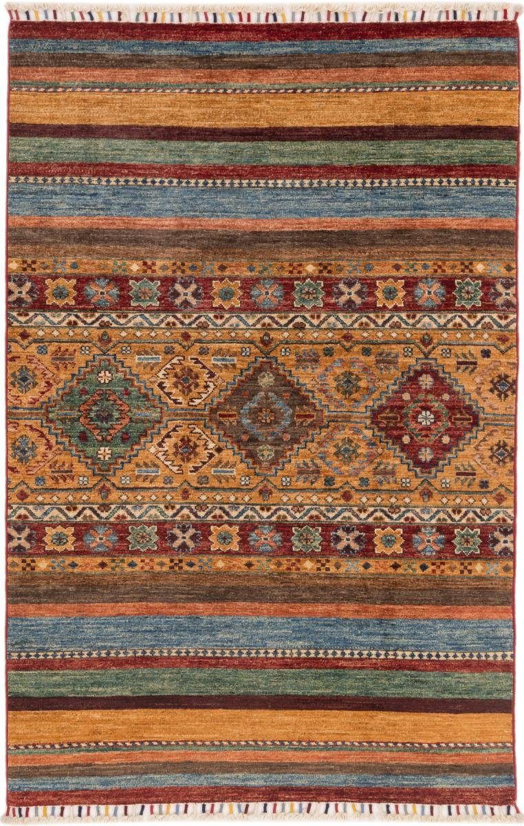 Orientteppich Arijana Shaal 102x156 Handgeknüpfter Orientteppich, Nain Trading, rechteckig, Höhe: 5 mm