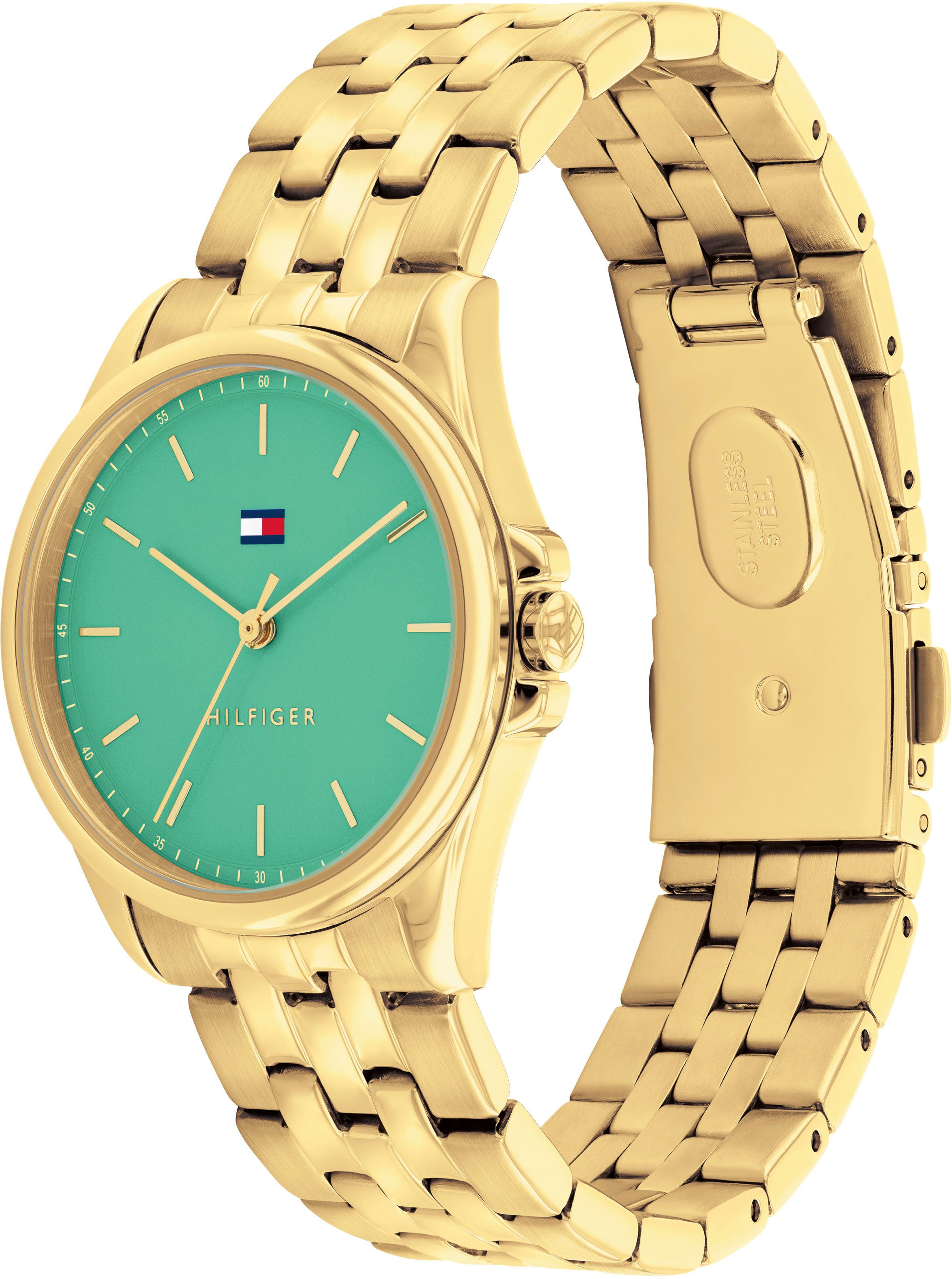 Tommy Hilfiger Quarzuhr JADE 1782774, Armbanduhr, Damenuhr, Edelstahlarmban günstig online kaufen