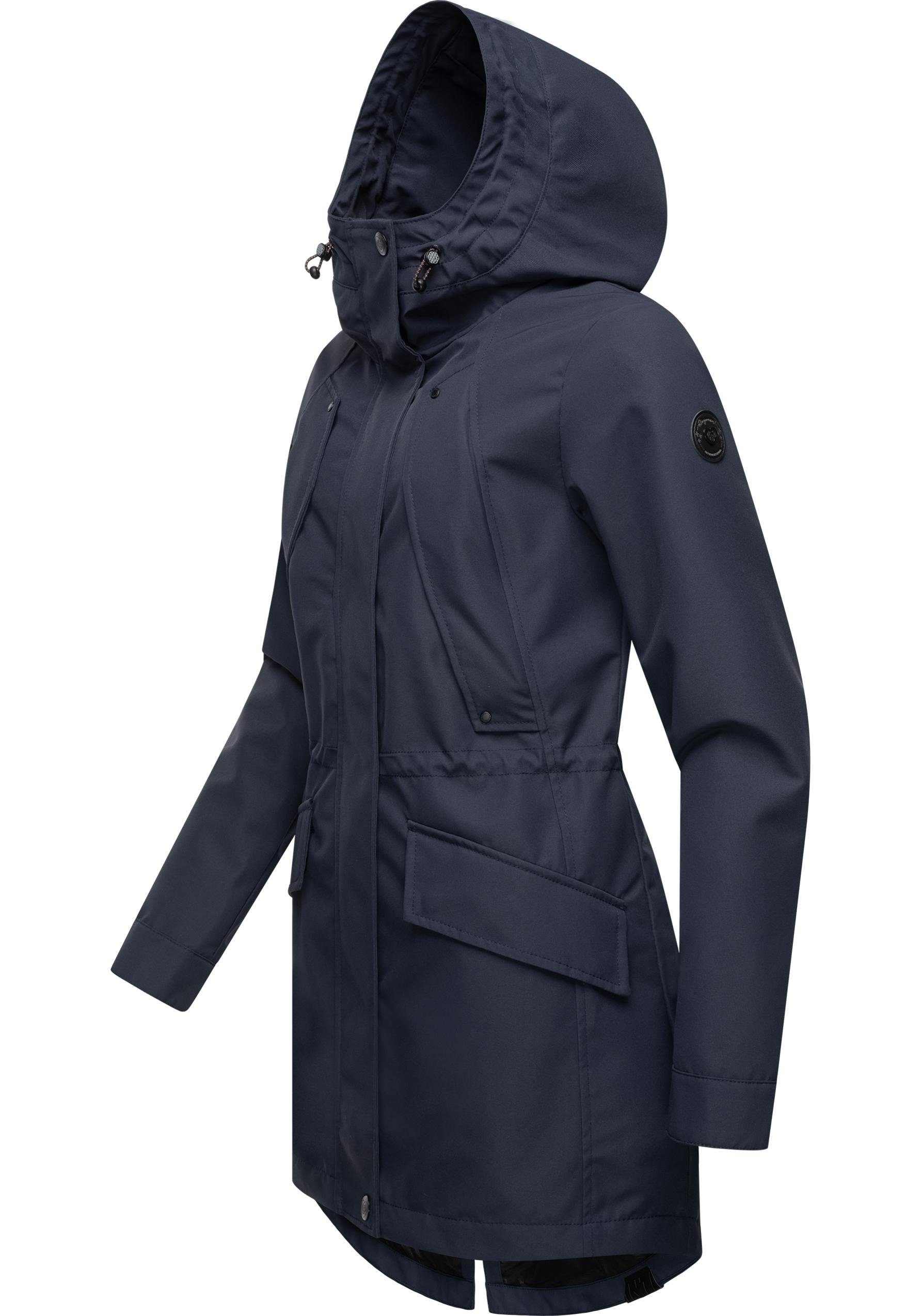 Ragwear Regenmantel "Begonia", Wasserdichter Damen Übergangsmantel mit groß günstig online kaufen