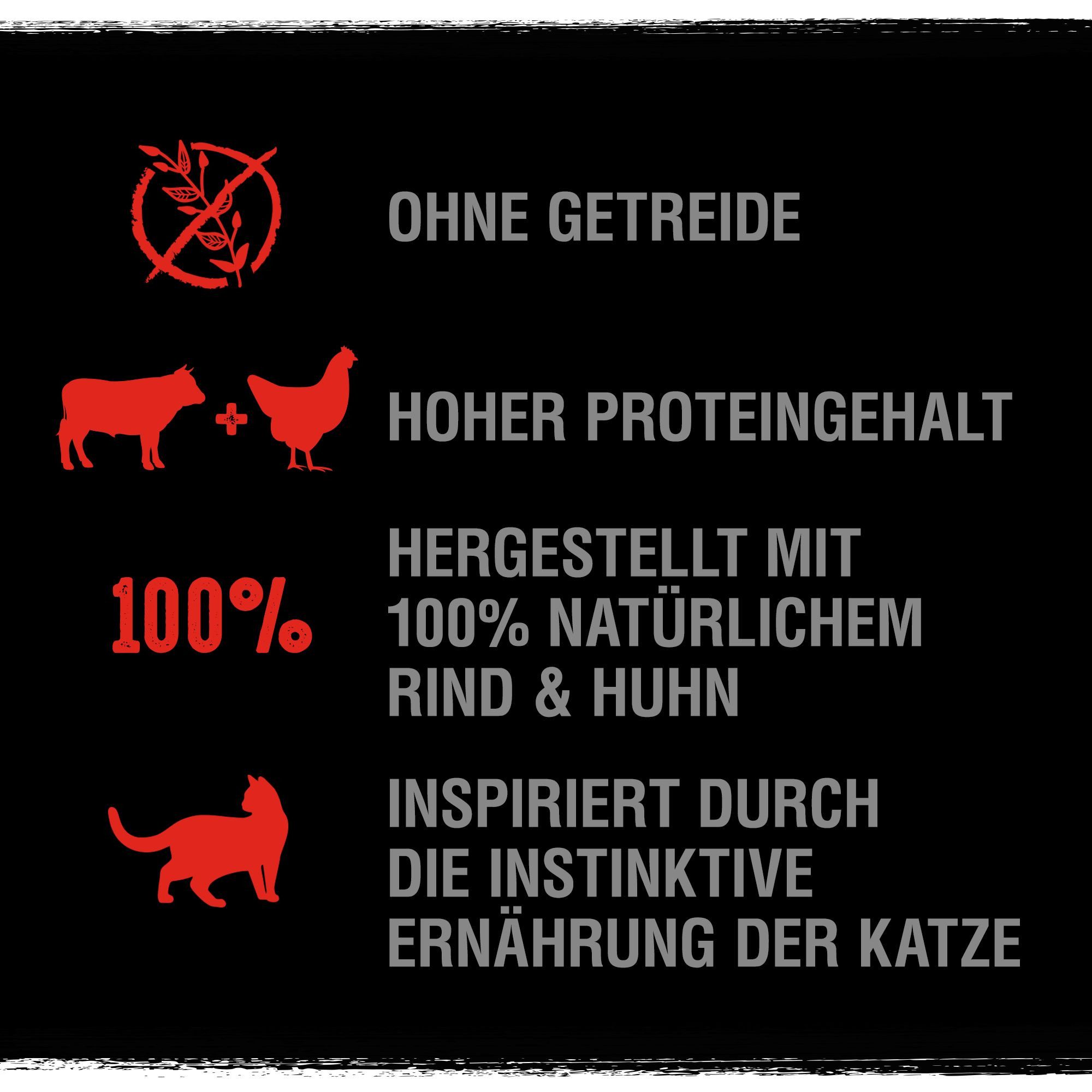 CRAVE CRAVE™ Katze Beutel Adult mit Rind und Huhn 6 x 750g, Trockenfutter für: Katze