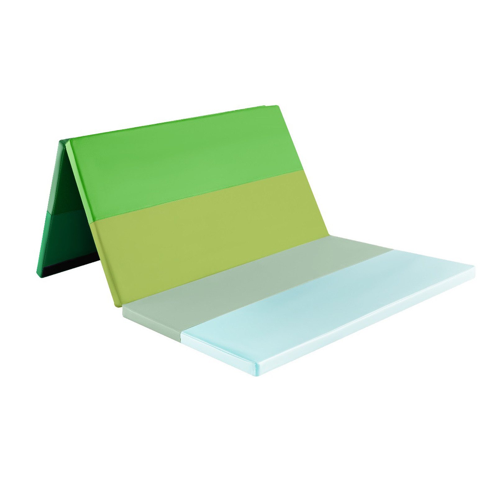 COSTWAY Gymnastikmatte, Fitnessmatte faltbar, Sportmatte 180x120 cm