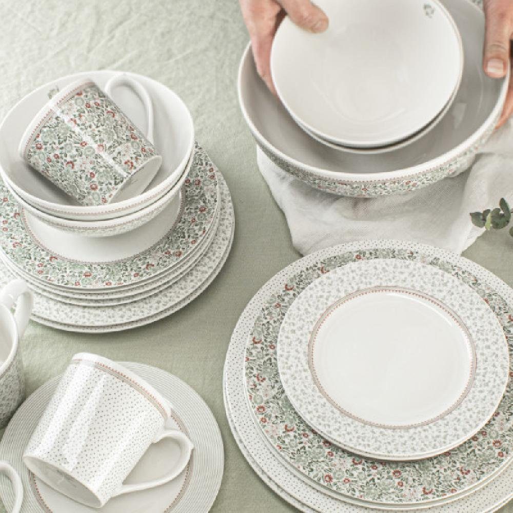 LAURA ASHLEY Geschirr-Set Geschirr-Set Wild Clematis (16-teilig)