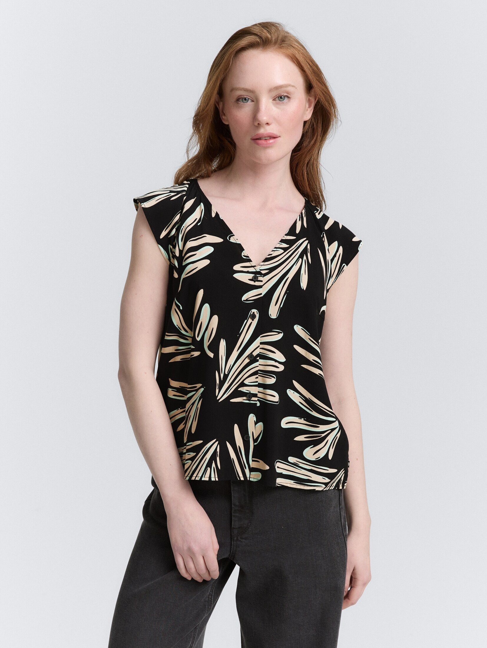 TOM TAILOR Denim Blusentop Bluse mit günstig online kaufen