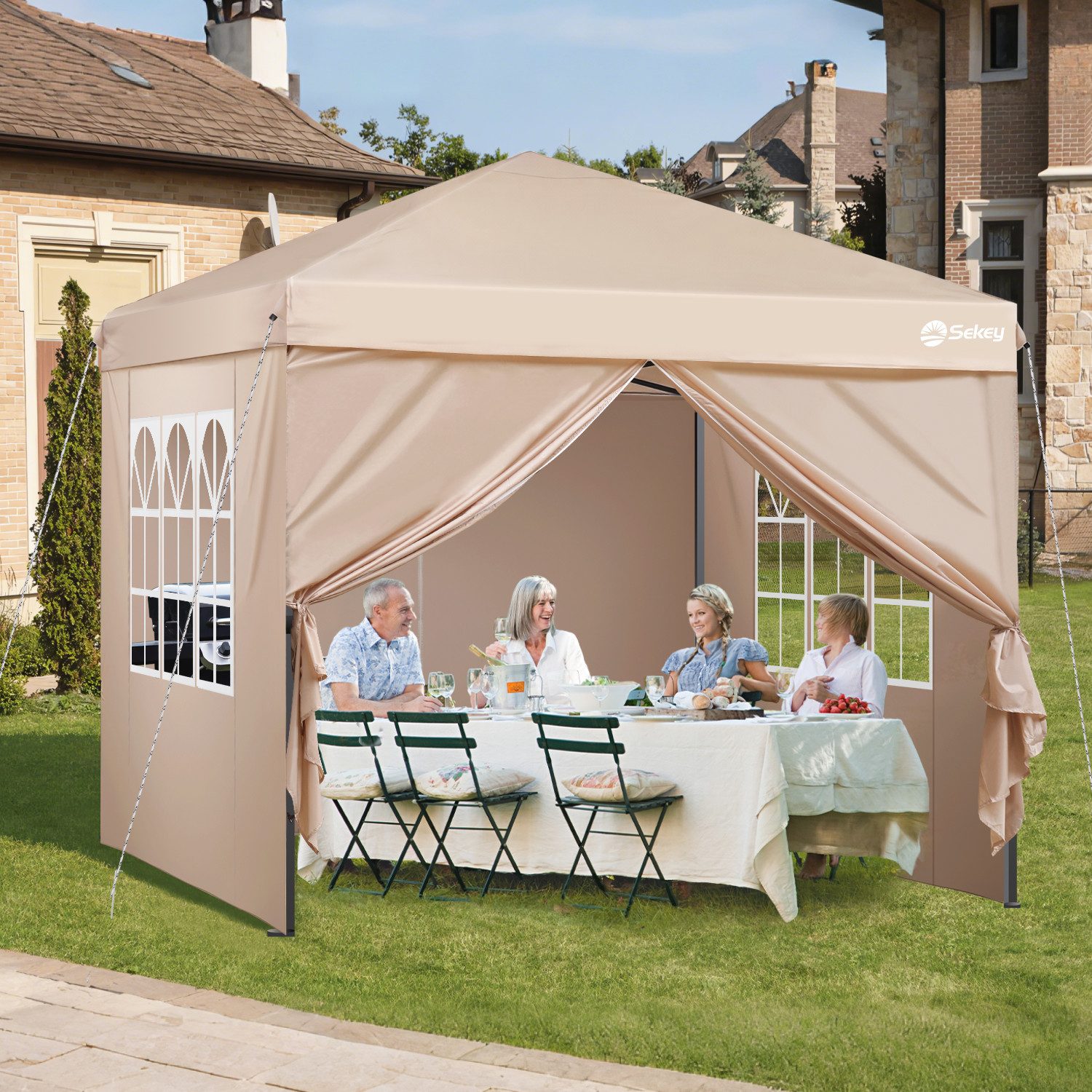 Sekey Faltpavillon 3x3 m Gartenpavillon mit günstig online kaufen