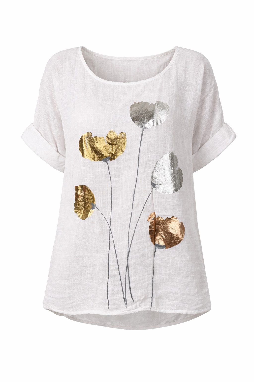 ITALY VIBES Kurzarmbluse - Bluse PINA - Blusenshirt Damen - 3/4-Arm Shirtbl günstig online kaufen