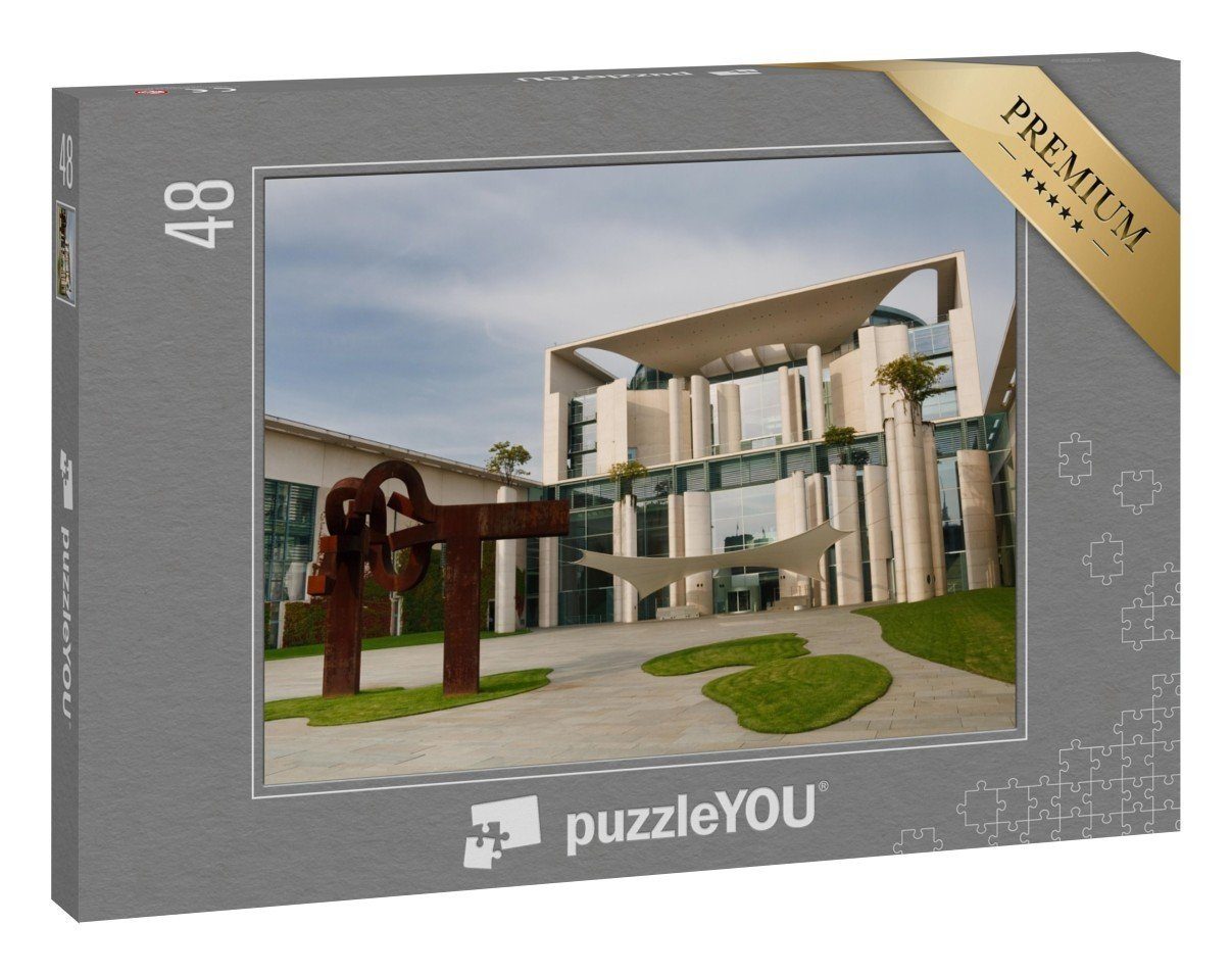 puzzleYOU Puzzle Das Bundeskanzleramt in Berlin, 48 Puzzleteile,  puzzleYOU-Kollektionen