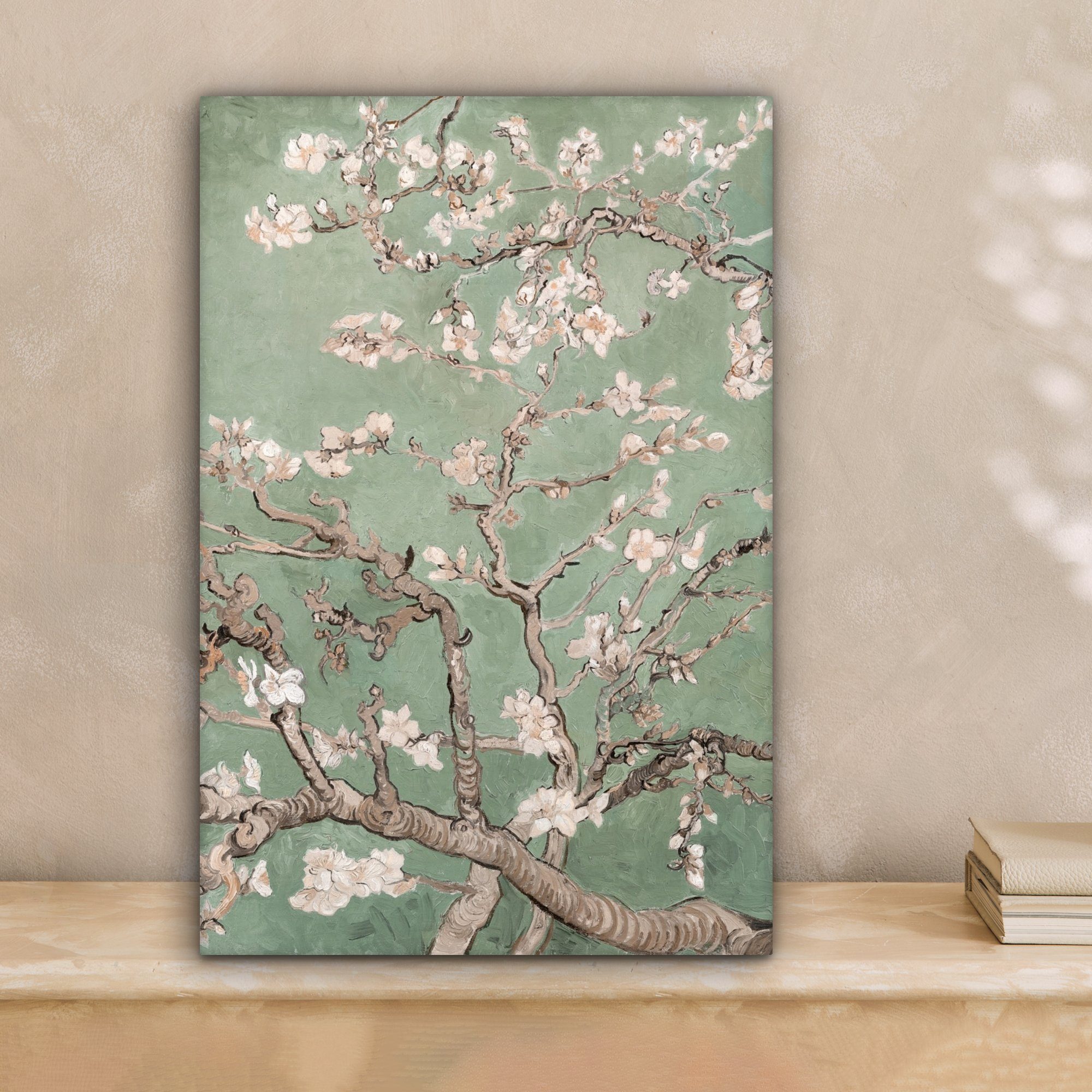 OneMillionCanvasses® Leinwandbild Mandelblüte - Kunst - Van Gogh - Grün, Fo günstig online kaufen