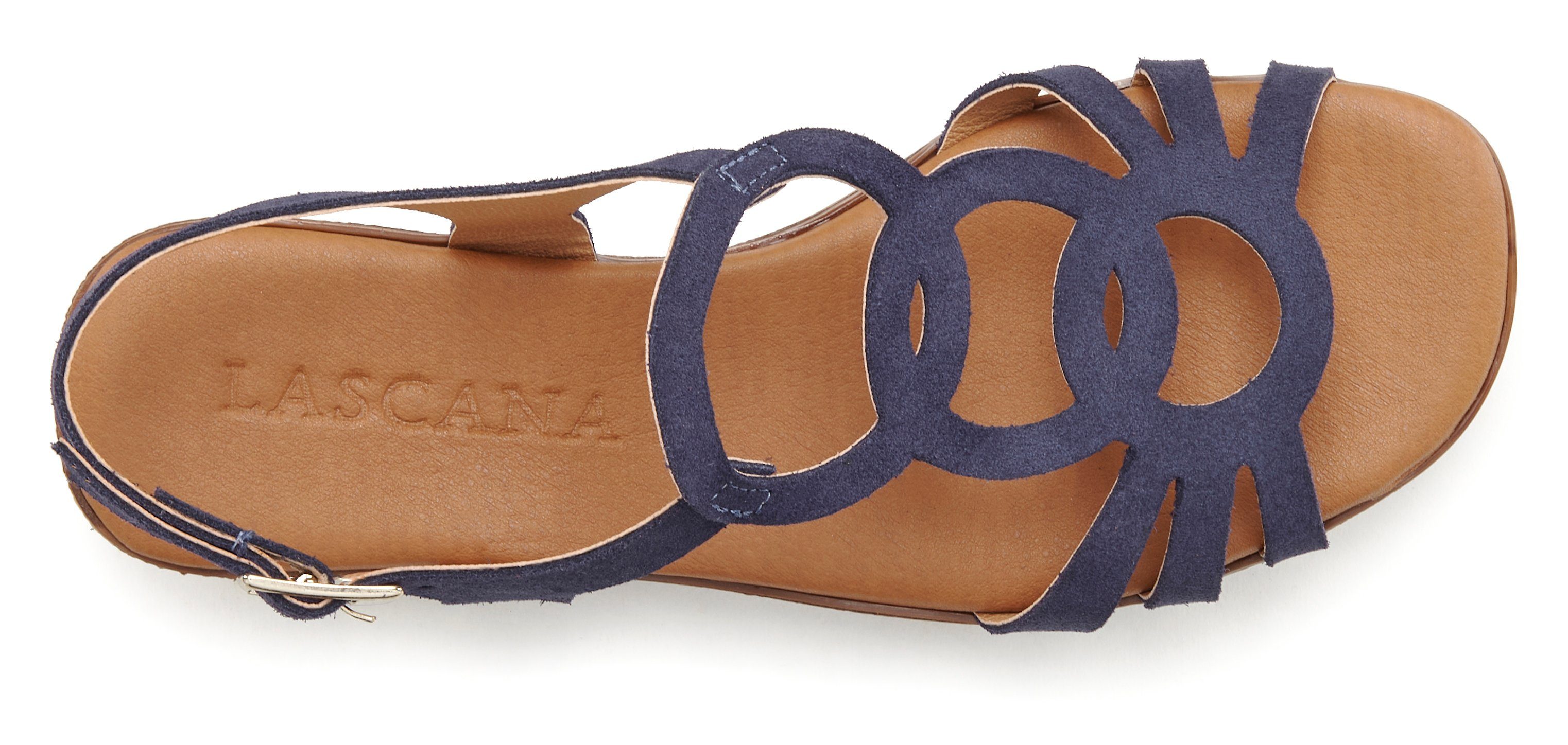 LASCANA Sommerschuh Sandale aus hochwertigem Leder, Sandalette, Sommerschuh