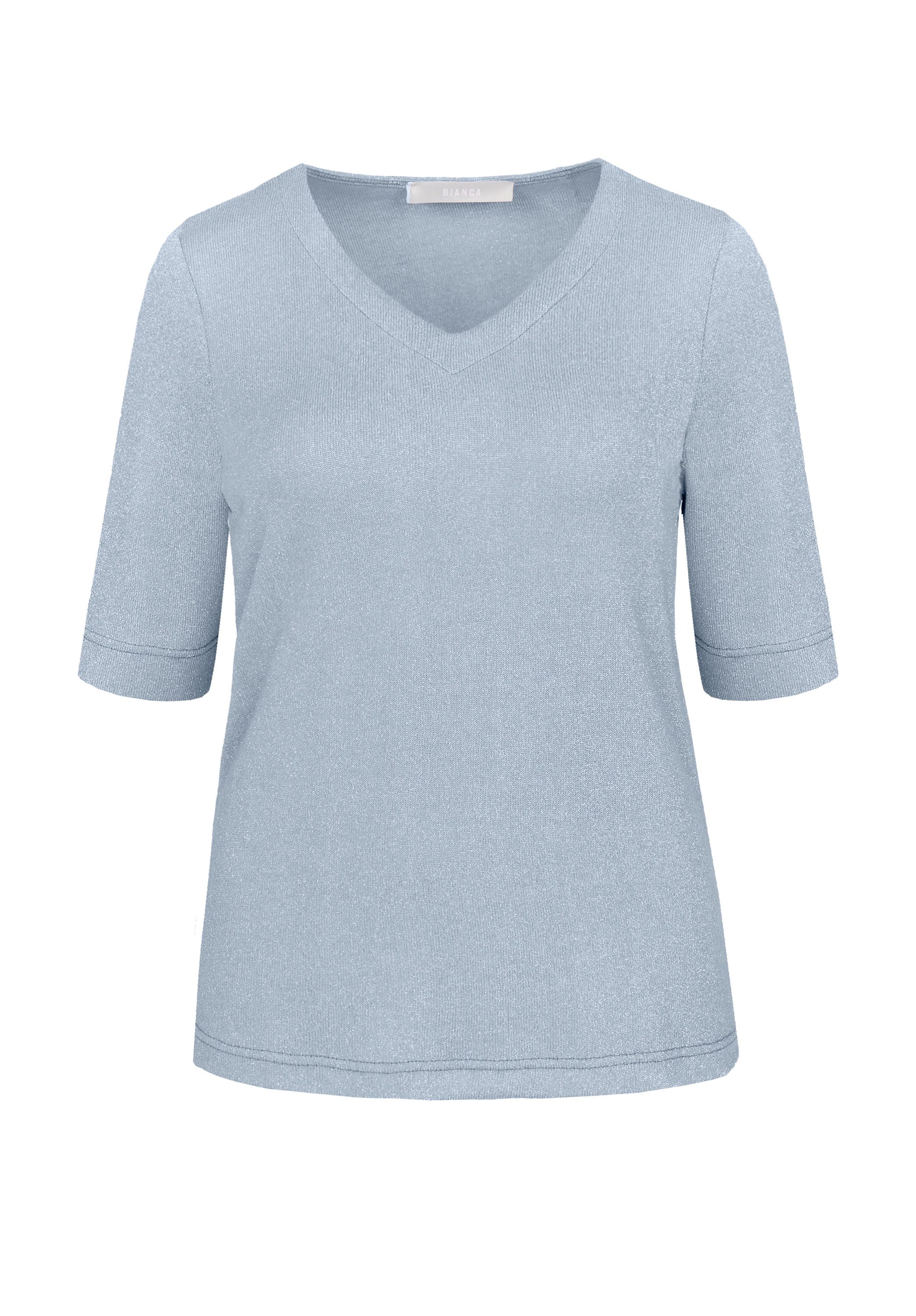 bianca Kurzarmshirt EDIRA in Feinstrick-Optik mit günstig online kaufen