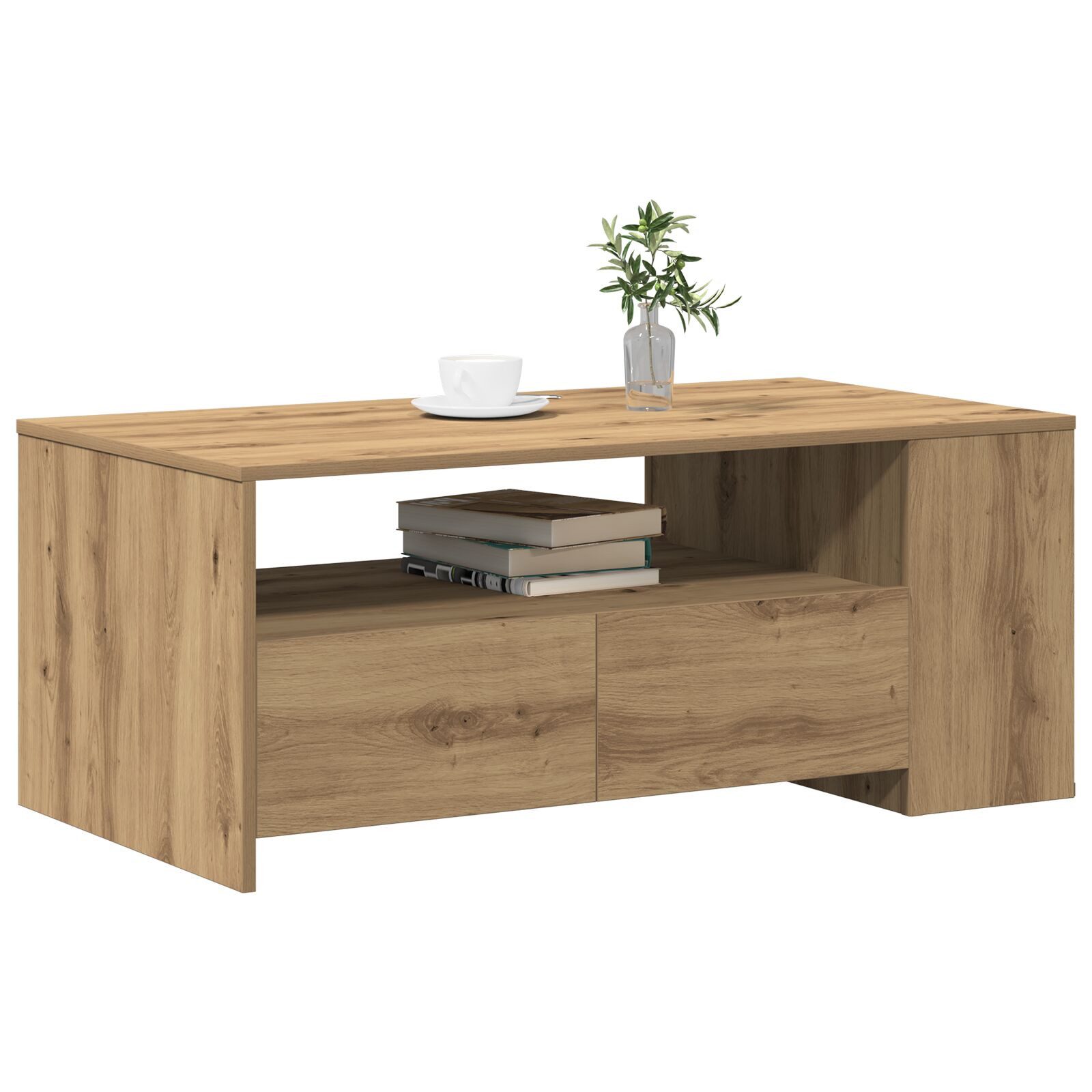 vidaXL Couchtisch Couchtisch Handwerkliche Eiche Holz günstig online kaufen