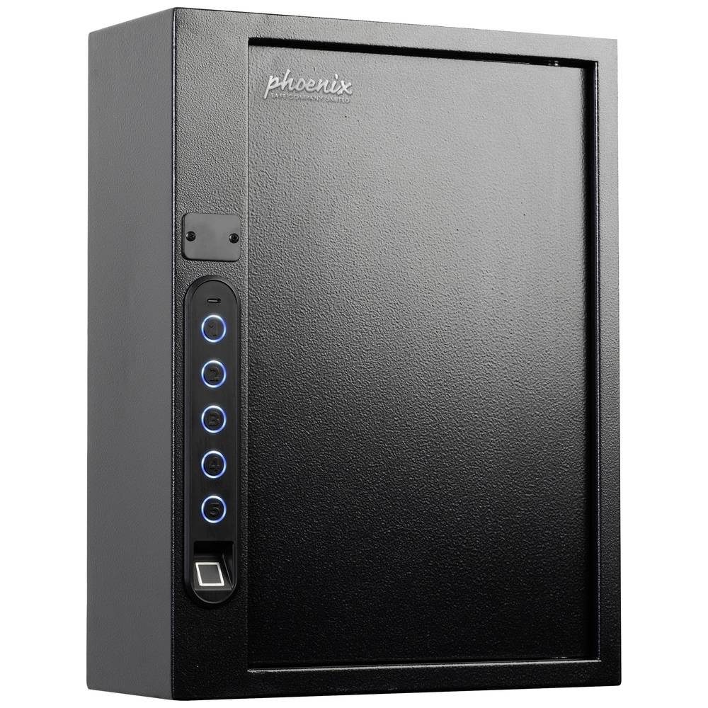 Phoenix Tresor Fingerprint Key Safe Schlüsseltresortresor mit 60 Haken KS0021F, mit Schlüsselhakenleiste