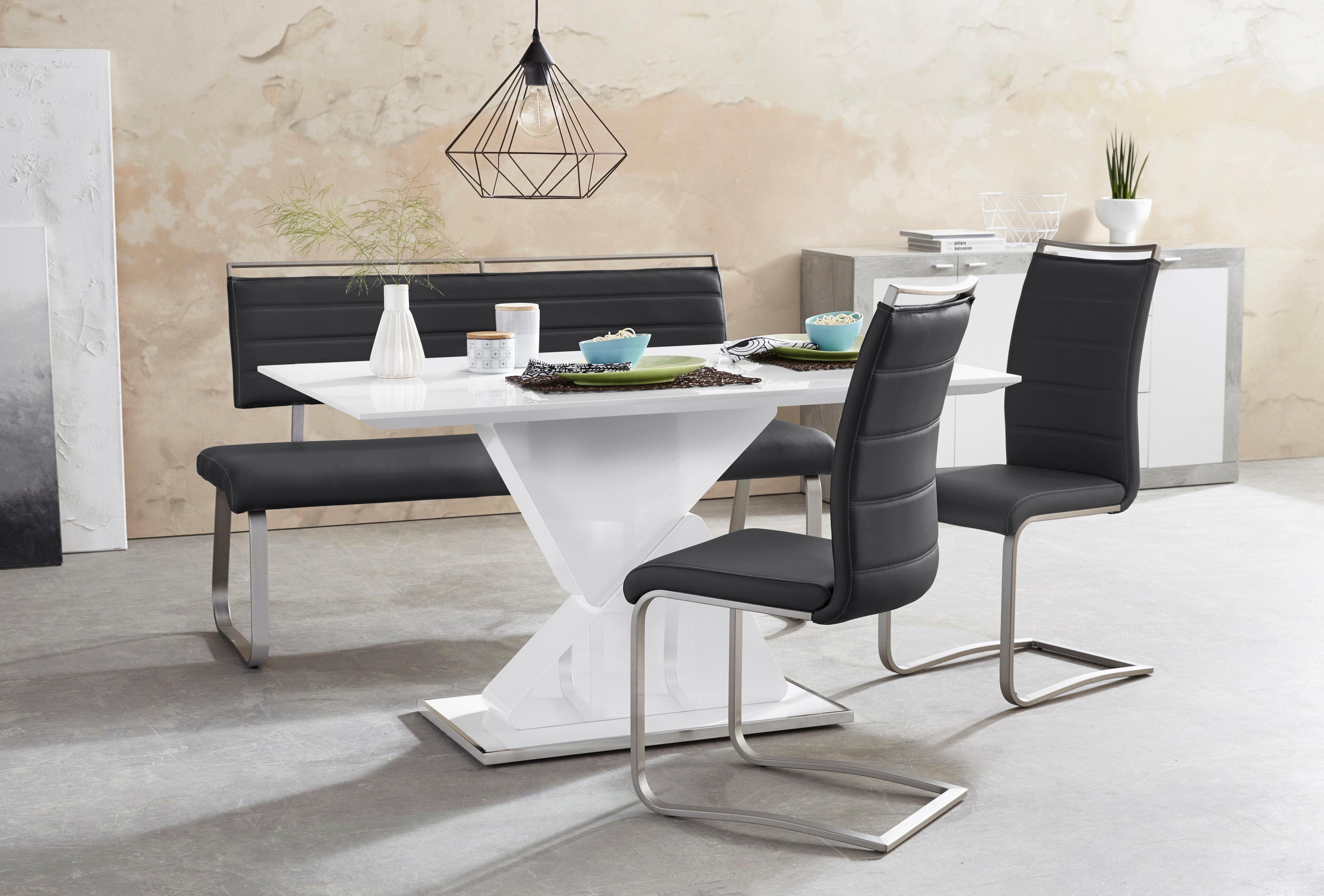 MCA furniture bis schwarz Kg Polsterbank, 280 belastbar