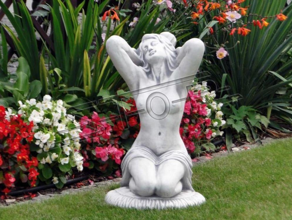JVmoebel Skulptur Statuen Garten Figuren Frau Design Figur Statue Skulpturen Skulptur