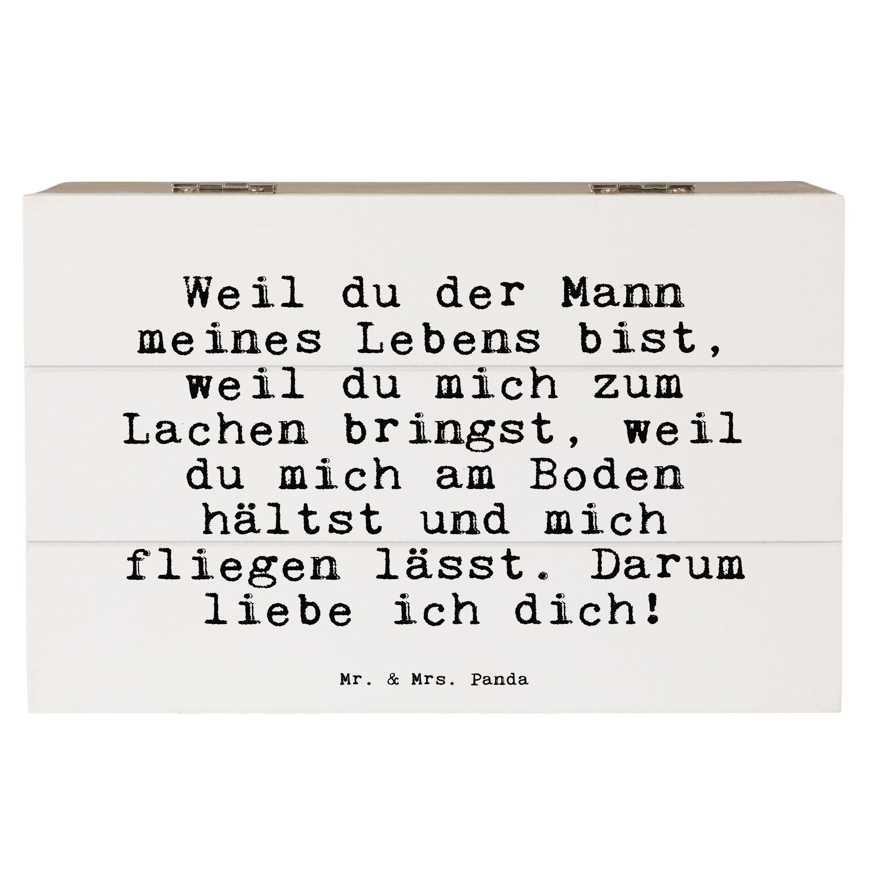 Mr. & Mrs. Panda Dekokiste »Weil du der Mann... Weiß Danke