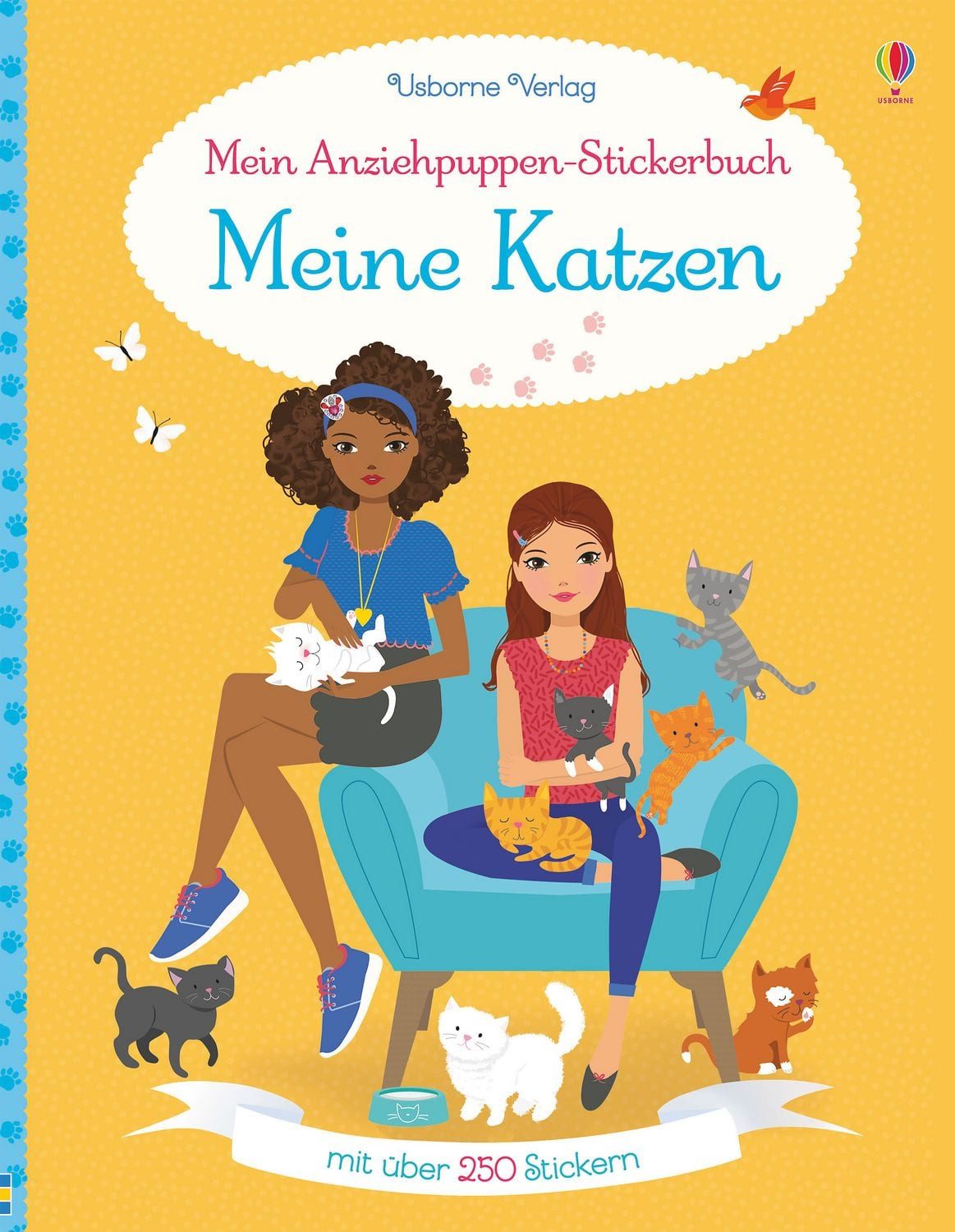 Mein Anziehpuppen-Stickerbuch: Meine Katzen / Lucy Bowman