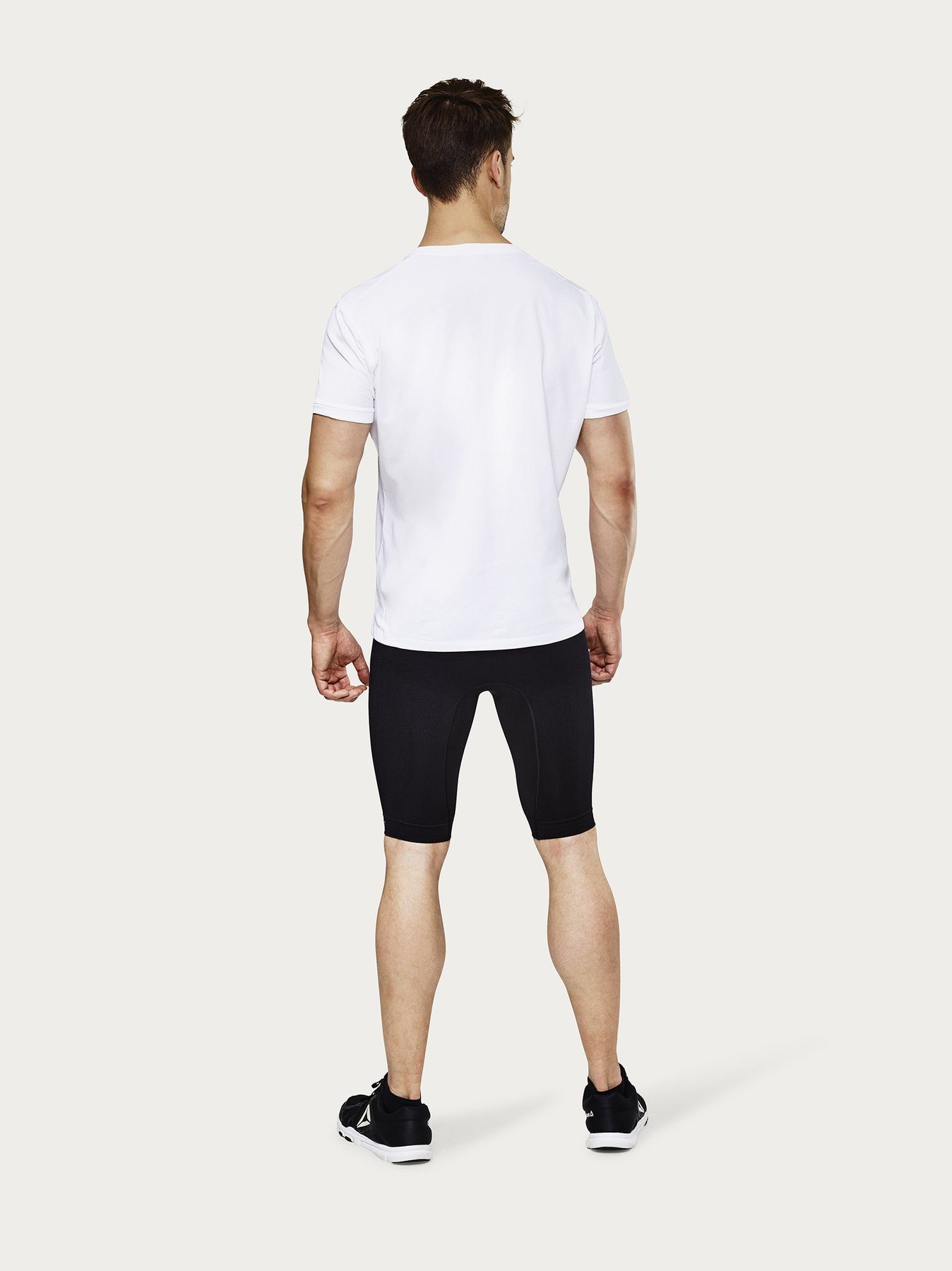 Strammer Max Performance® Weiß Logo T-Shirt Basic mit