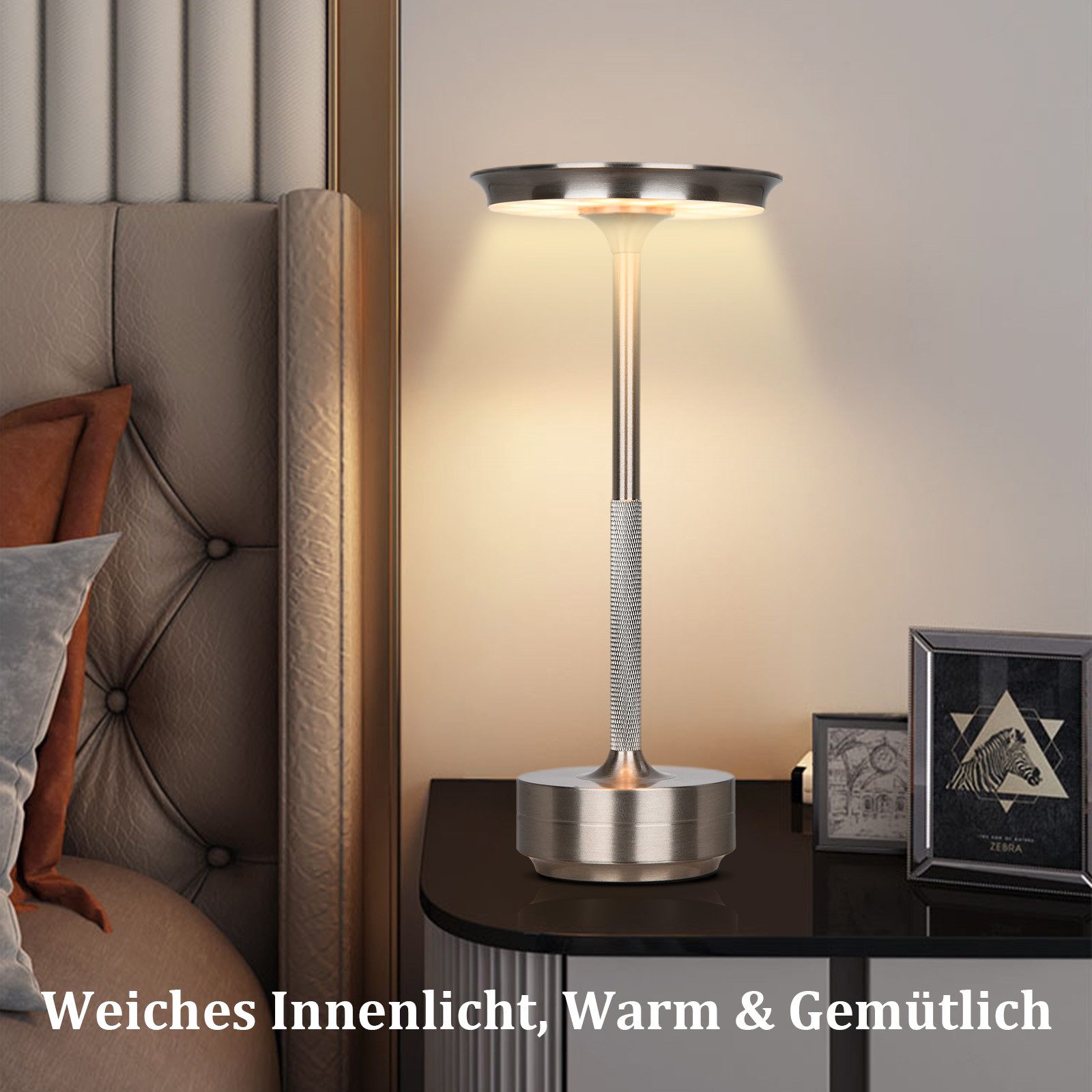 LMaxhome USB-Tischleuchte LED Wiederaufladbare Kabellose Akku günstig online kaufen