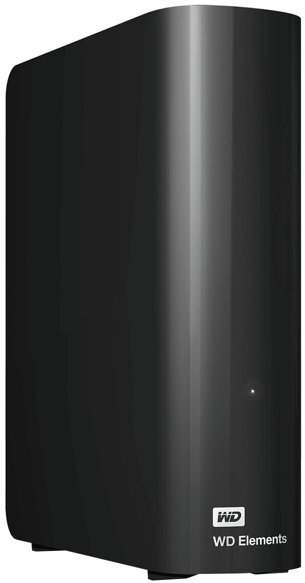 Western Digital Elements Desktop HDD 16 TB externe HDD-Festplatte (16 TB) 3,5" 250 MB/S Lesegeschwindigkeit, 250 MB/S Schreibgeschwindigkeit