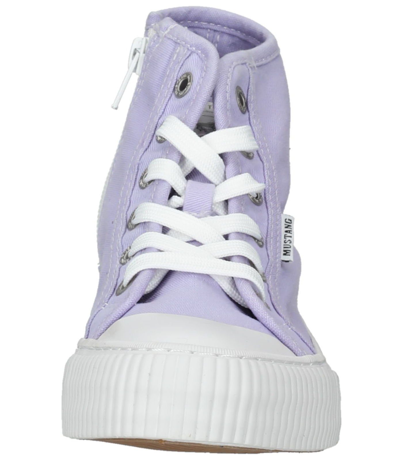 MUSTANG Sneaker Lederimitat/Textil Purple Sneaker