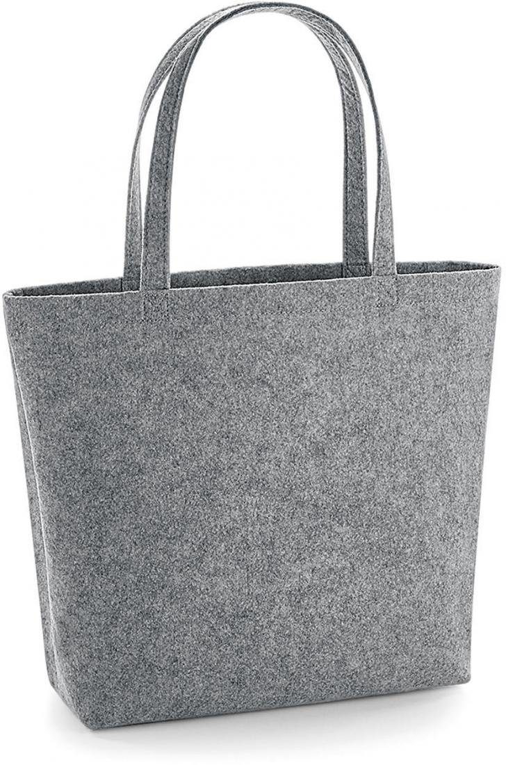 BagBase Umhängetasche Felt Shopper 49 x 39 x 13,5 cm