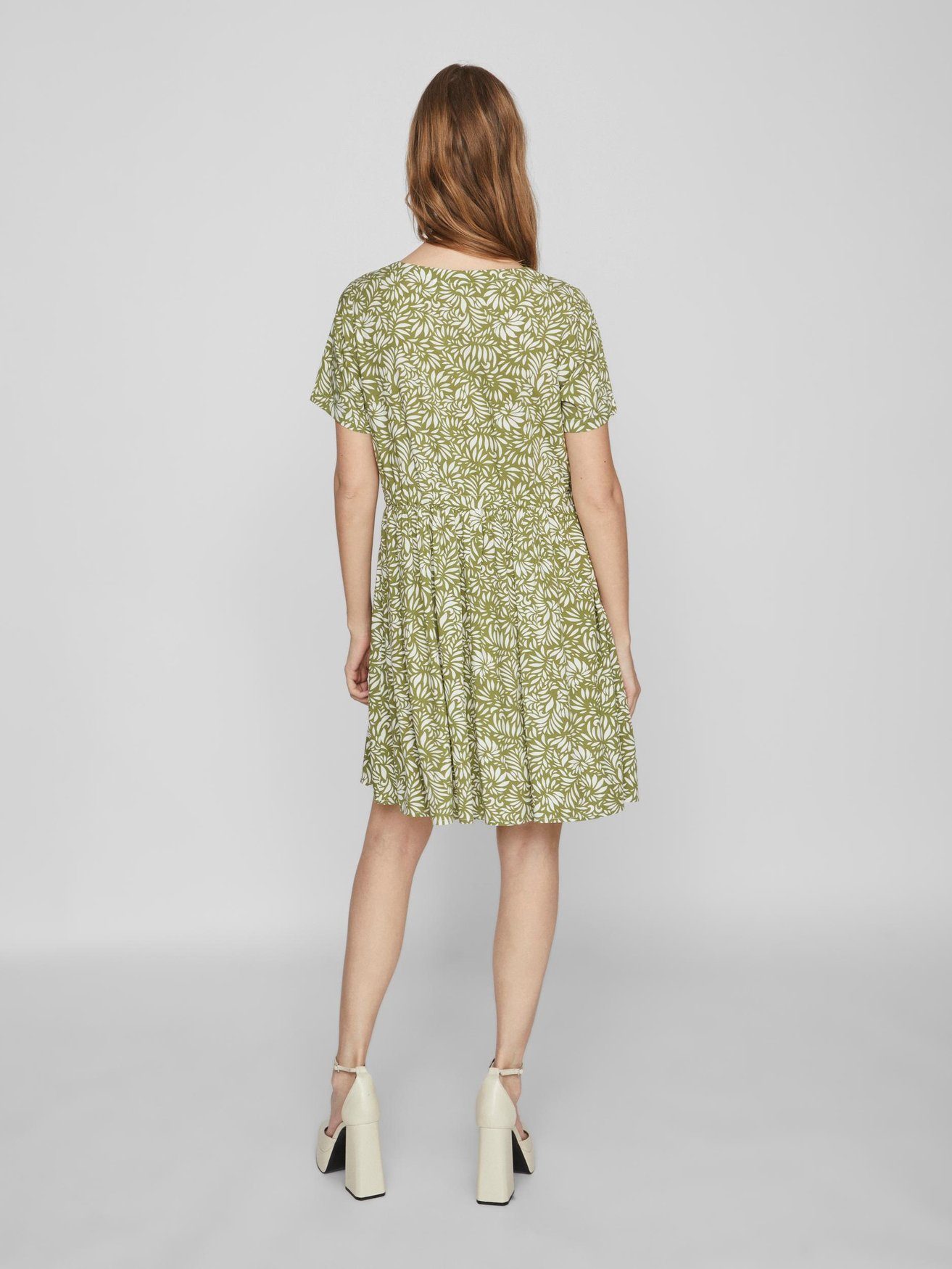 Vila Shirtkleid Mini Blumen Kleid Sommer günstig online kaufen