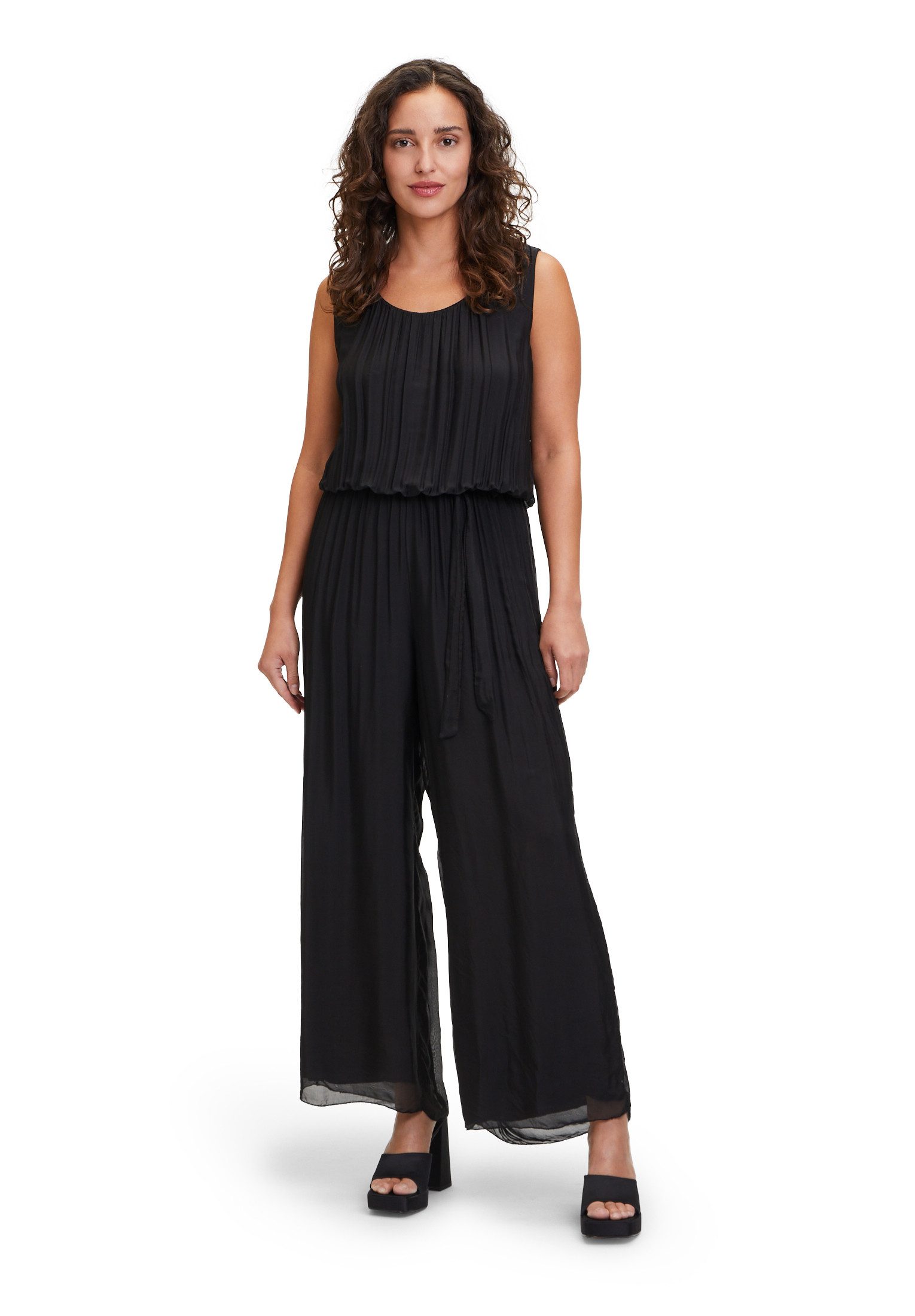 Cartoon Overall Damen Jumpsuit mit Bindegürtel (1-tlg) Design