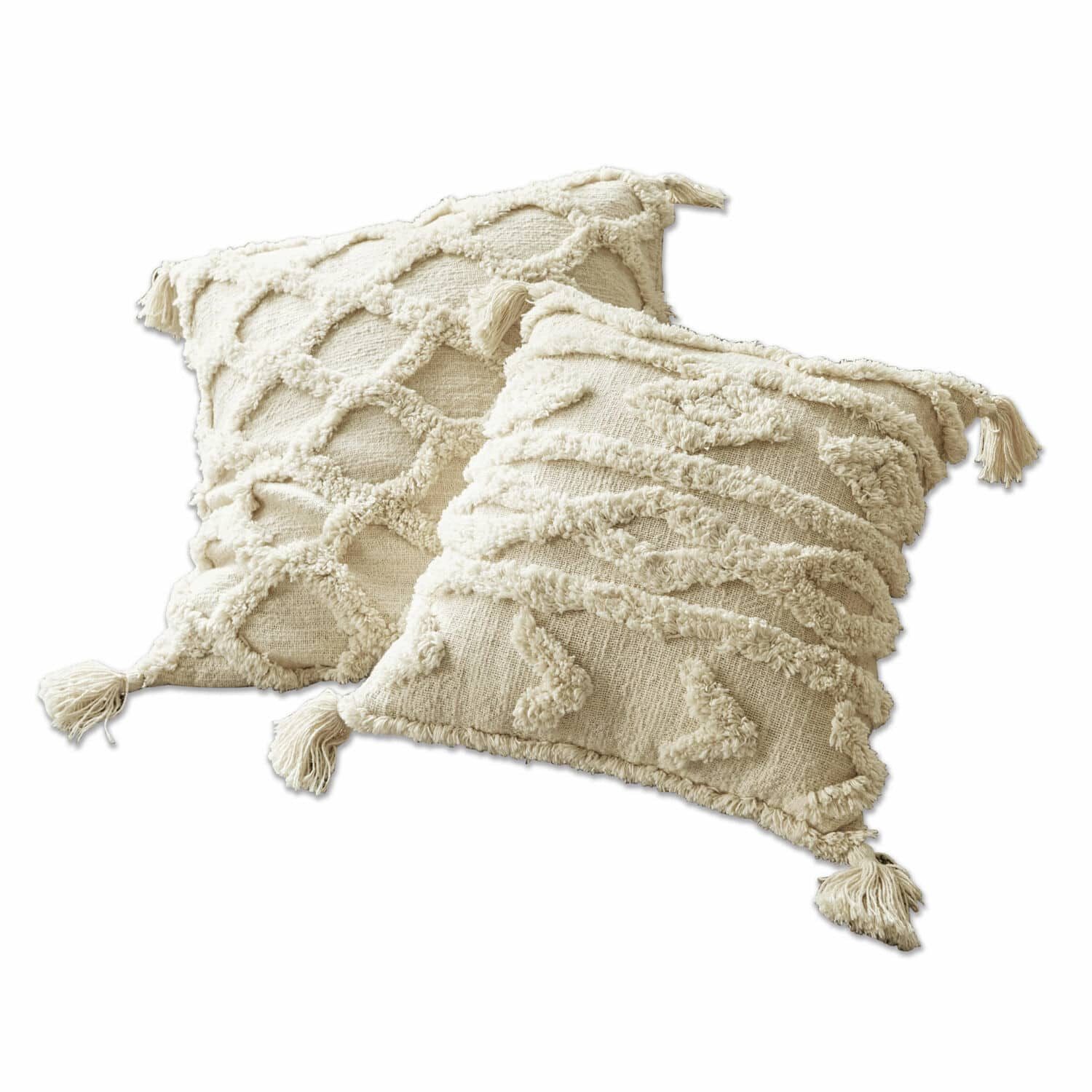 Mirabeau Kissenhülle Kissenhülle 2er Set Linares creme