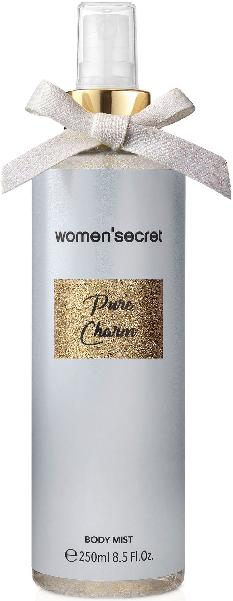 women'secret Bodyspray Women Secret - Body Mist - Pure Charm - 250ml, Blumiger Duft mit Bergamotte, Vanille, Zeder und Birne.