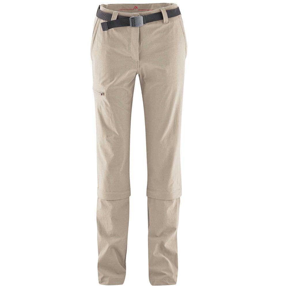 RennerXXL Outdoorhose Maier Sports Arolla - Damen Wanderhose Zip Off Funktion große Größen Zip-Off-Funktion, elastischer Bund mit Gürtel