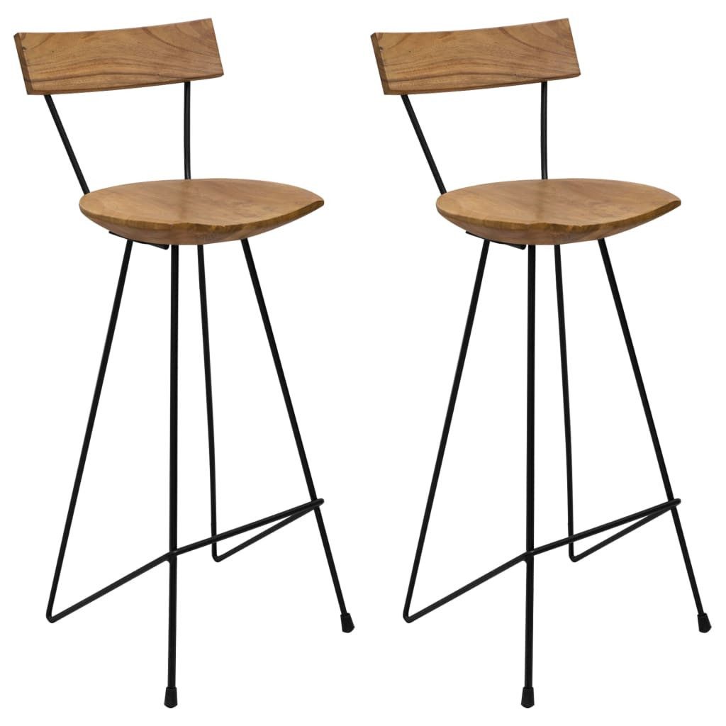 Barhocker Barhocker 2 Stk. Massivholz