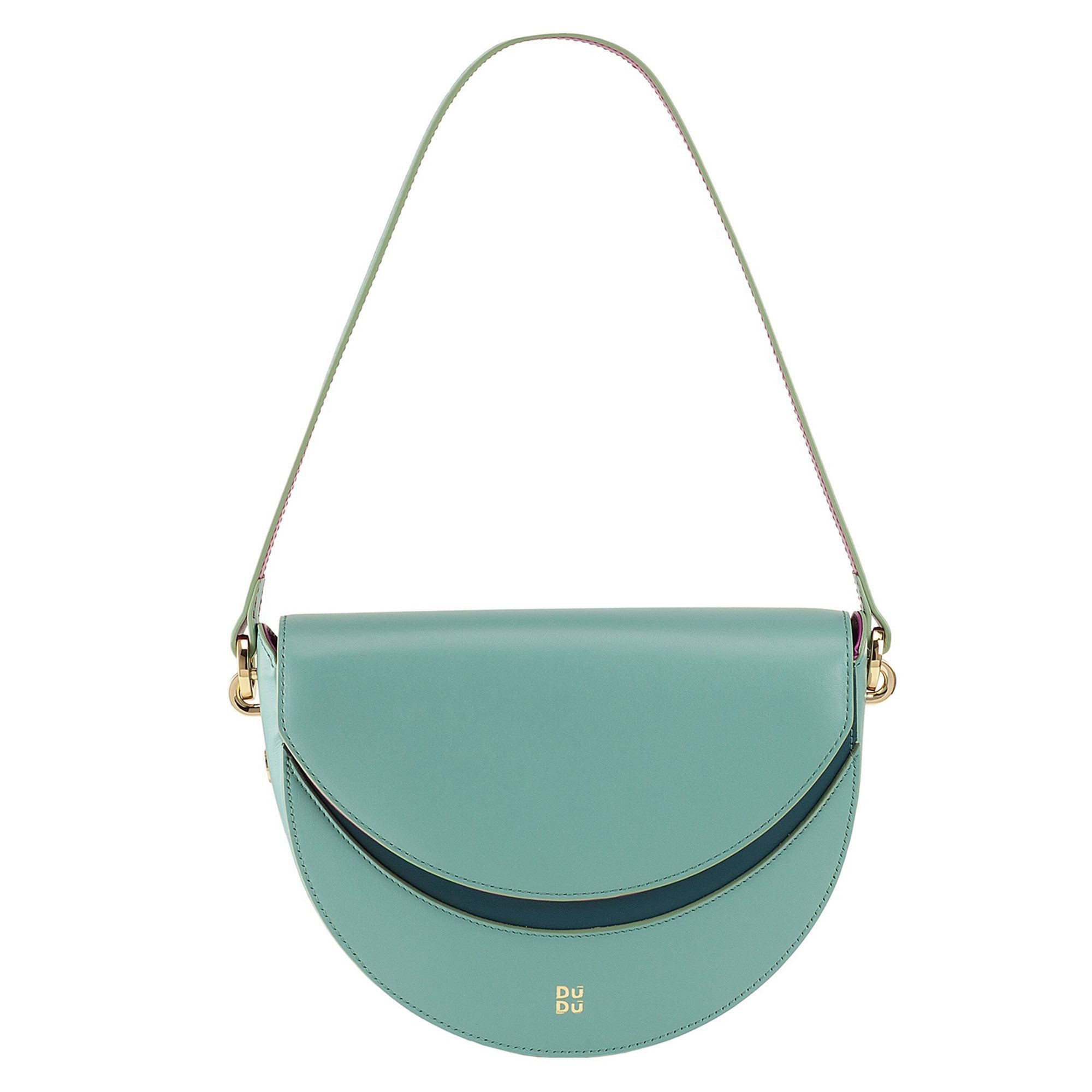 DuDu Schultertasche, Leder