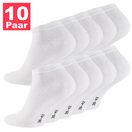 Reslad Sneakersocken Damen & Herren Sneaker Socken Kurz (10 x Paar) für Frauen & Männer (10-Paar) Sneakersocken Füßlinge Unisex