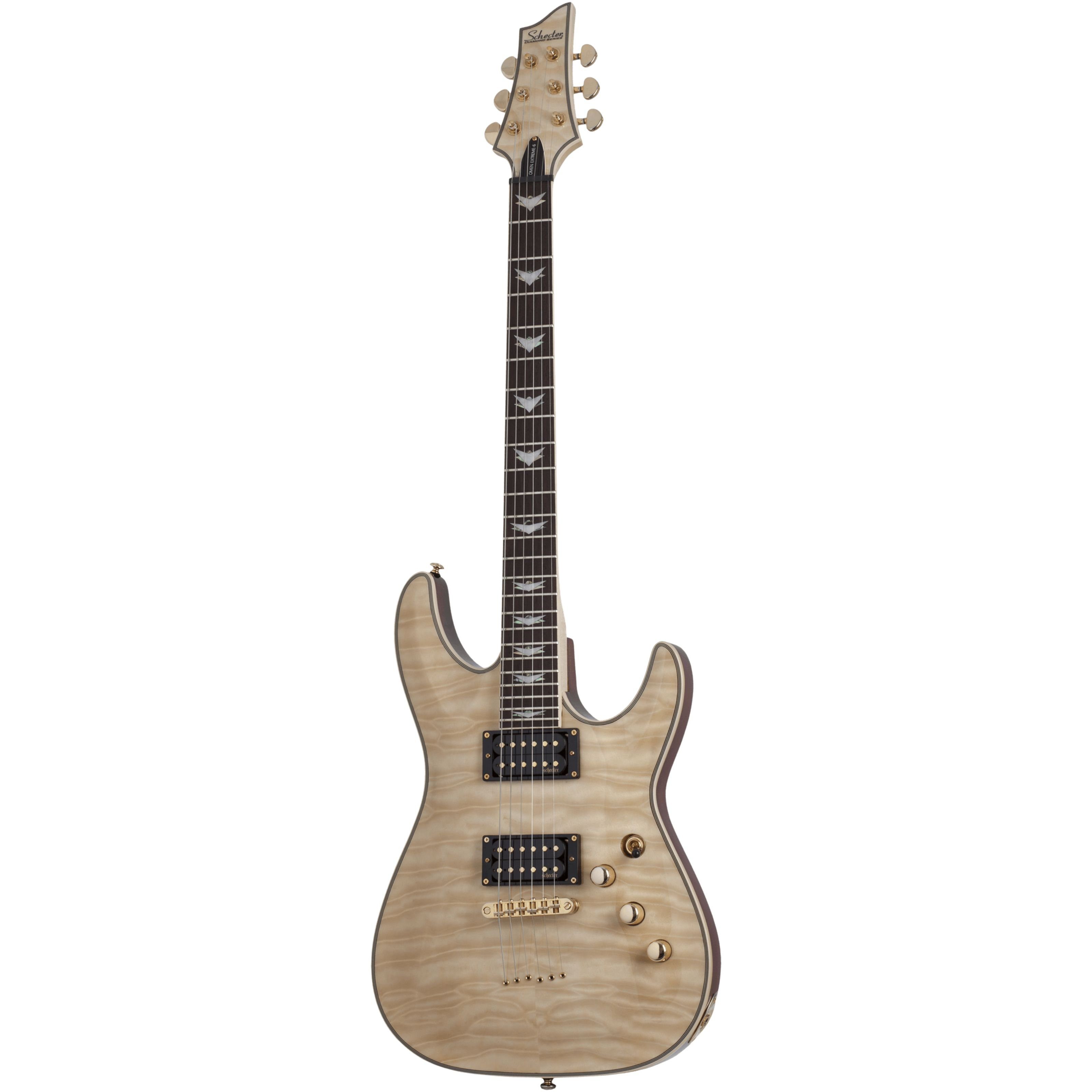 Schecter E-Gitarre, E-Gitarren, ST-Modelle, Omen Extreme 6 Gloss Natural - E-Gitarre