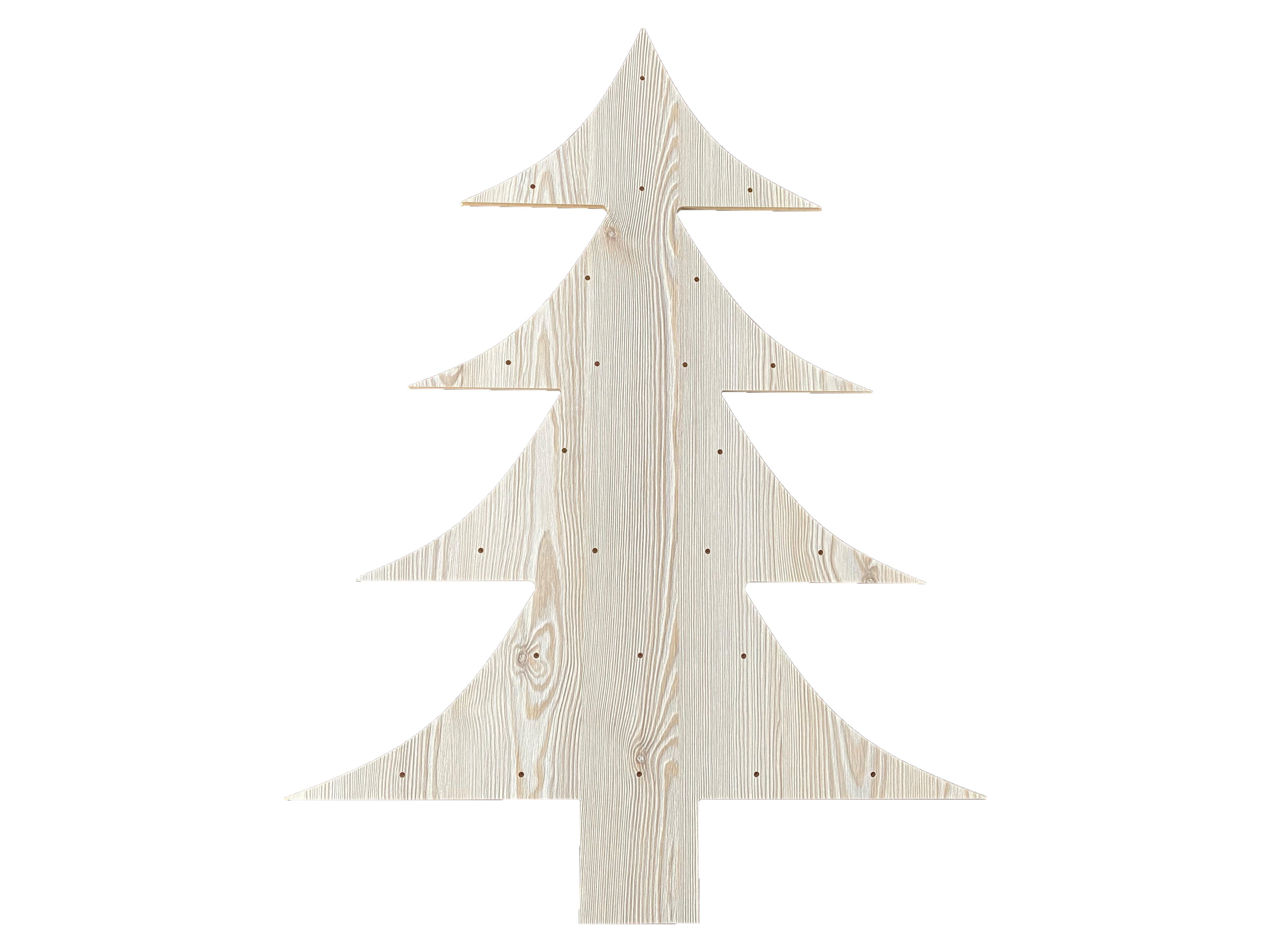Nachhaltiger selber befüllen SIBAL Holz DIY Weihnachtskalender, Wanddekoobjekt Design.Home zum